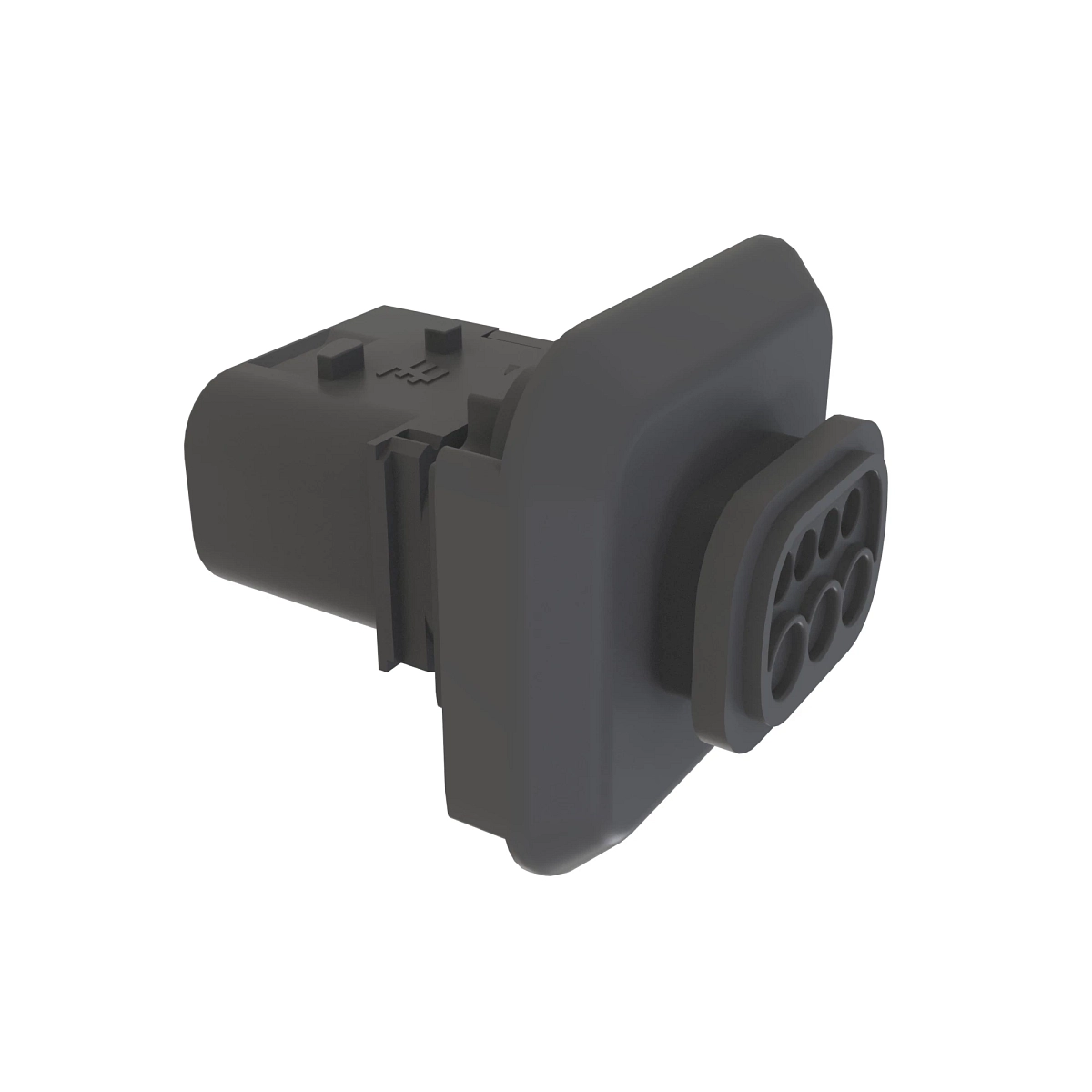 Tyco Mcp 7W Male Sld Blk Plstc
