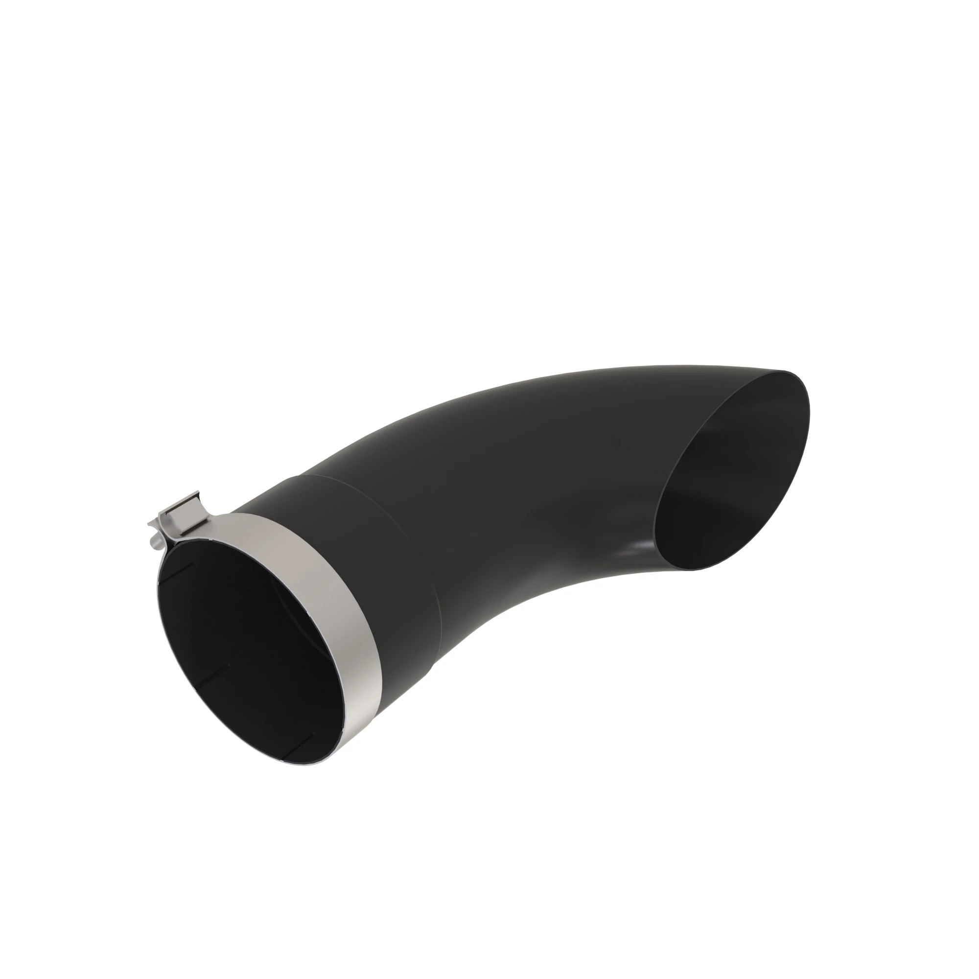 MUFFLER EXTENSION, CURVED MUFFLER