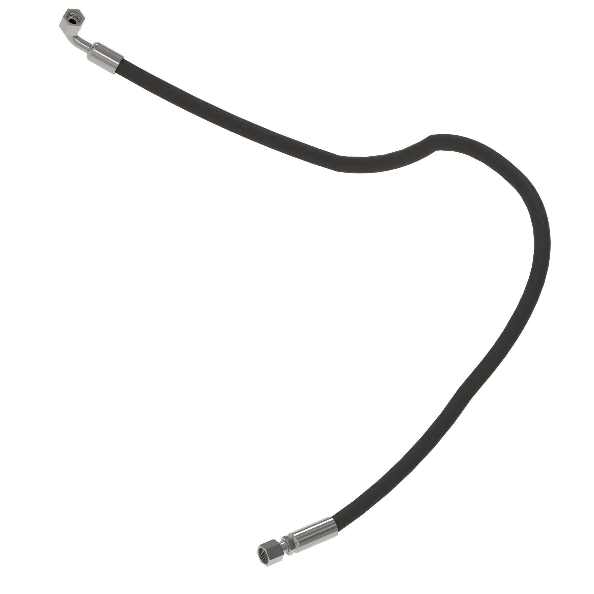 John Deere Breakaway Valve P-Port Fabricated Hydraulic Hose - AN402140