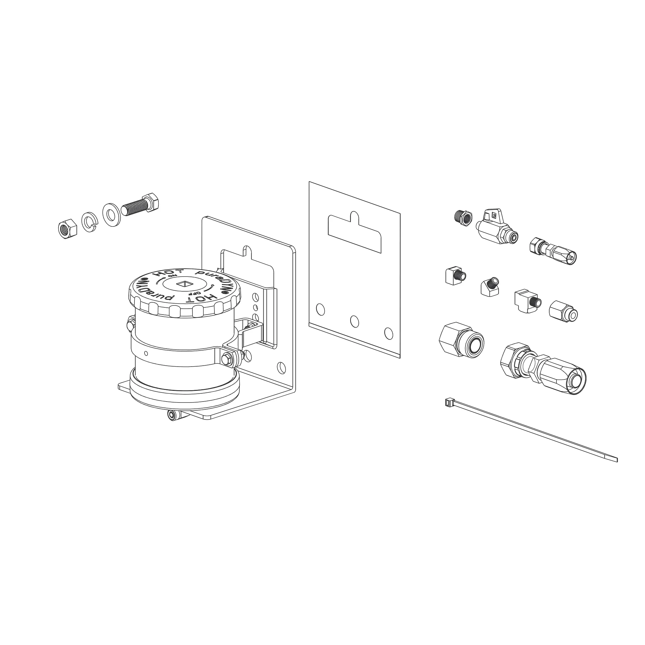 John Deere Engine Oil Bypass Filter Assembly - F695368