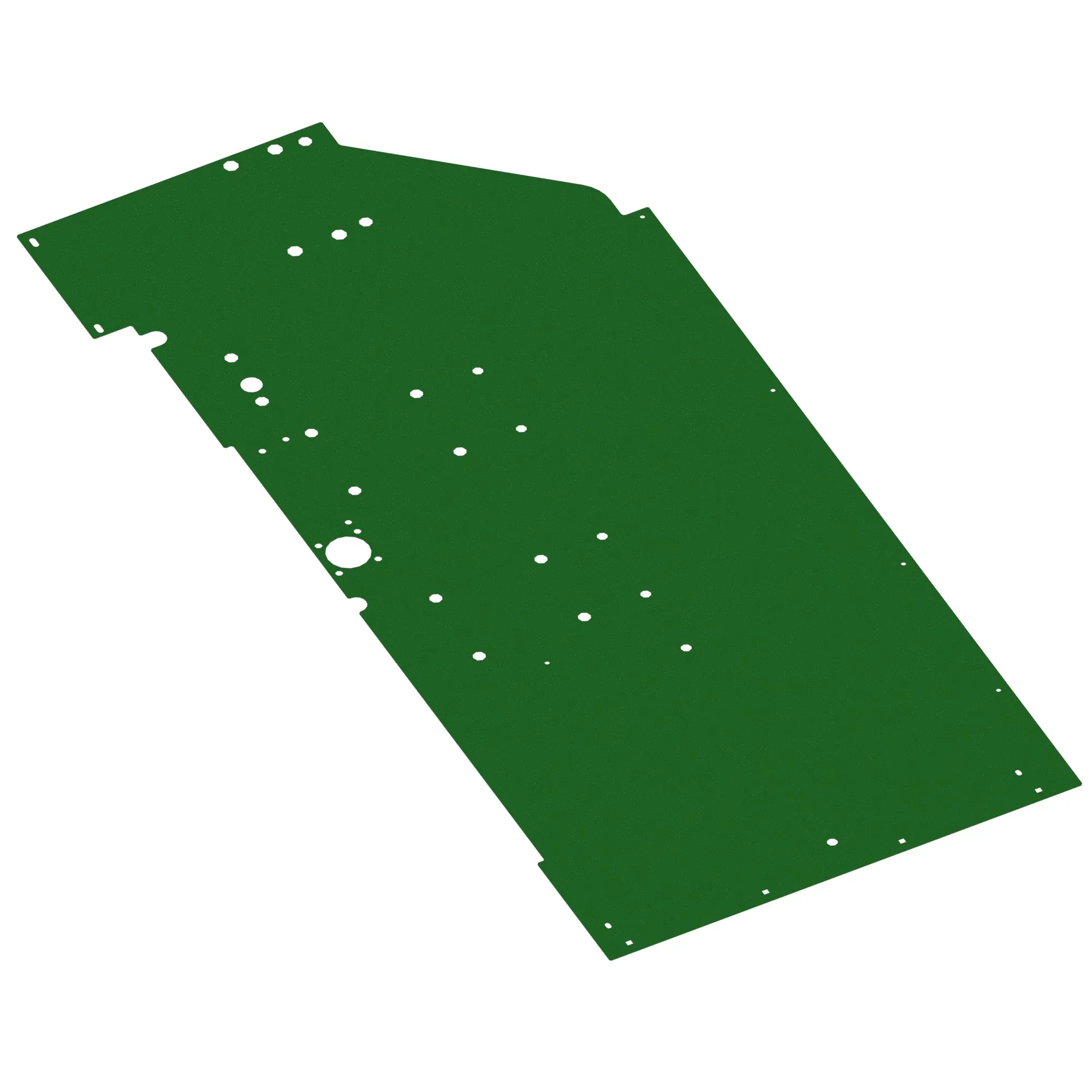 John Deere Right Side Main Frame Sheet - N382018