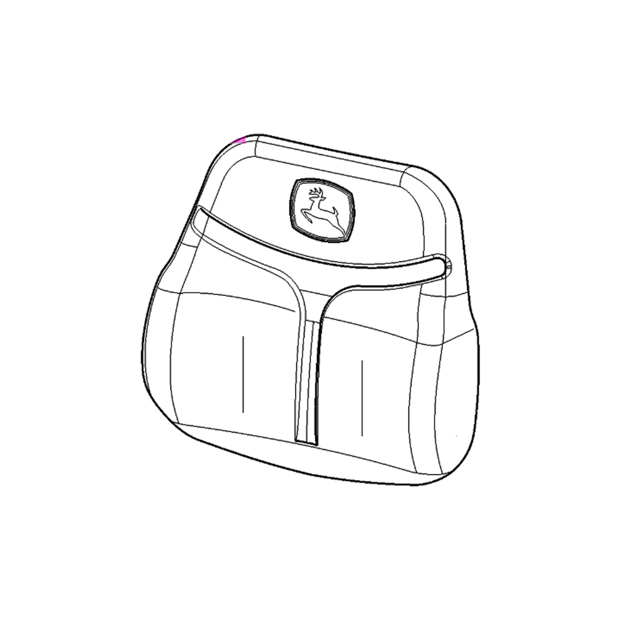 John Deere Seat Back Vinyl Cover - ER261271