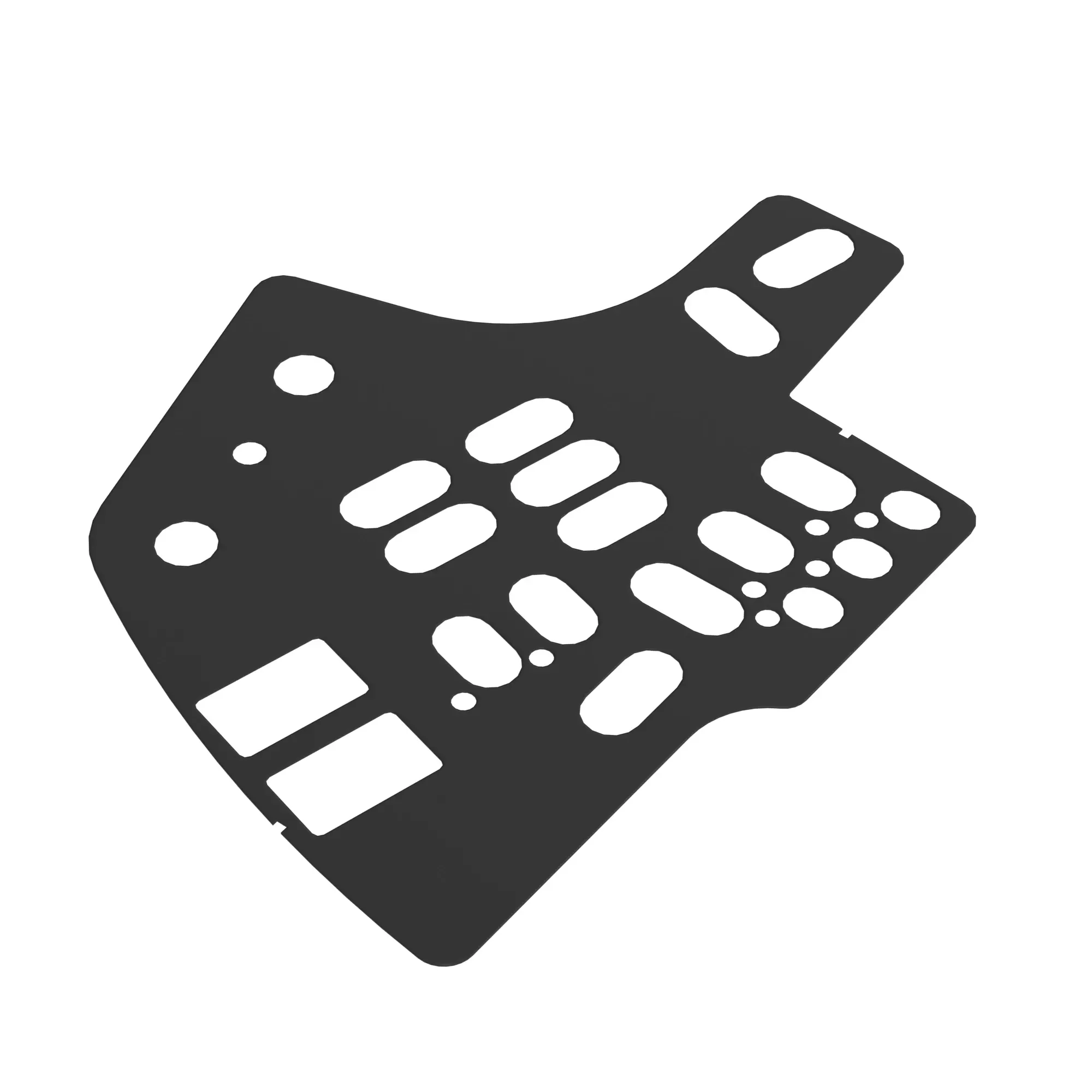 John Deere Main Armrest Graphics Panel - H177946