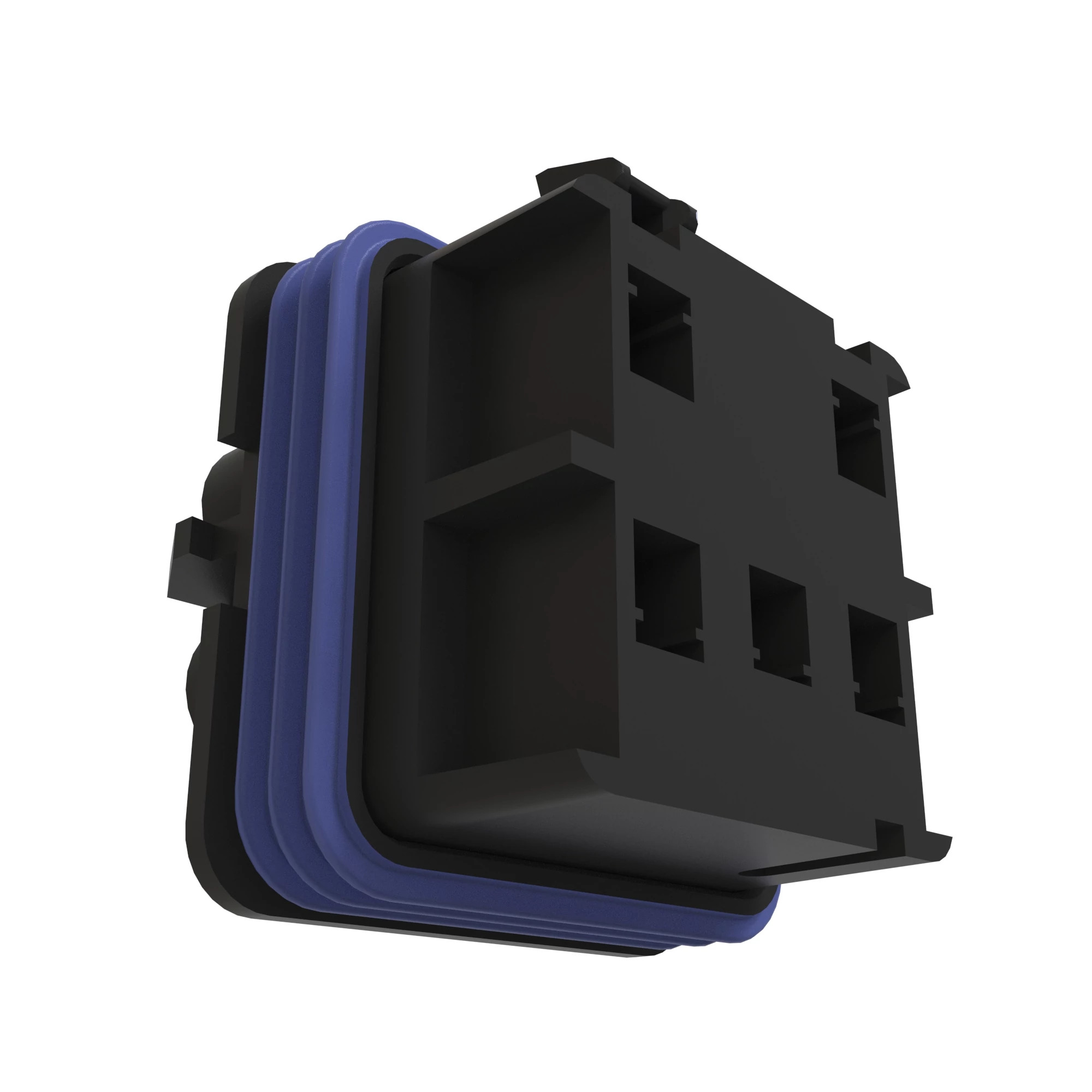 John Deere Black External Electrical Connector Assembly, 5 Cavities - 57M7966