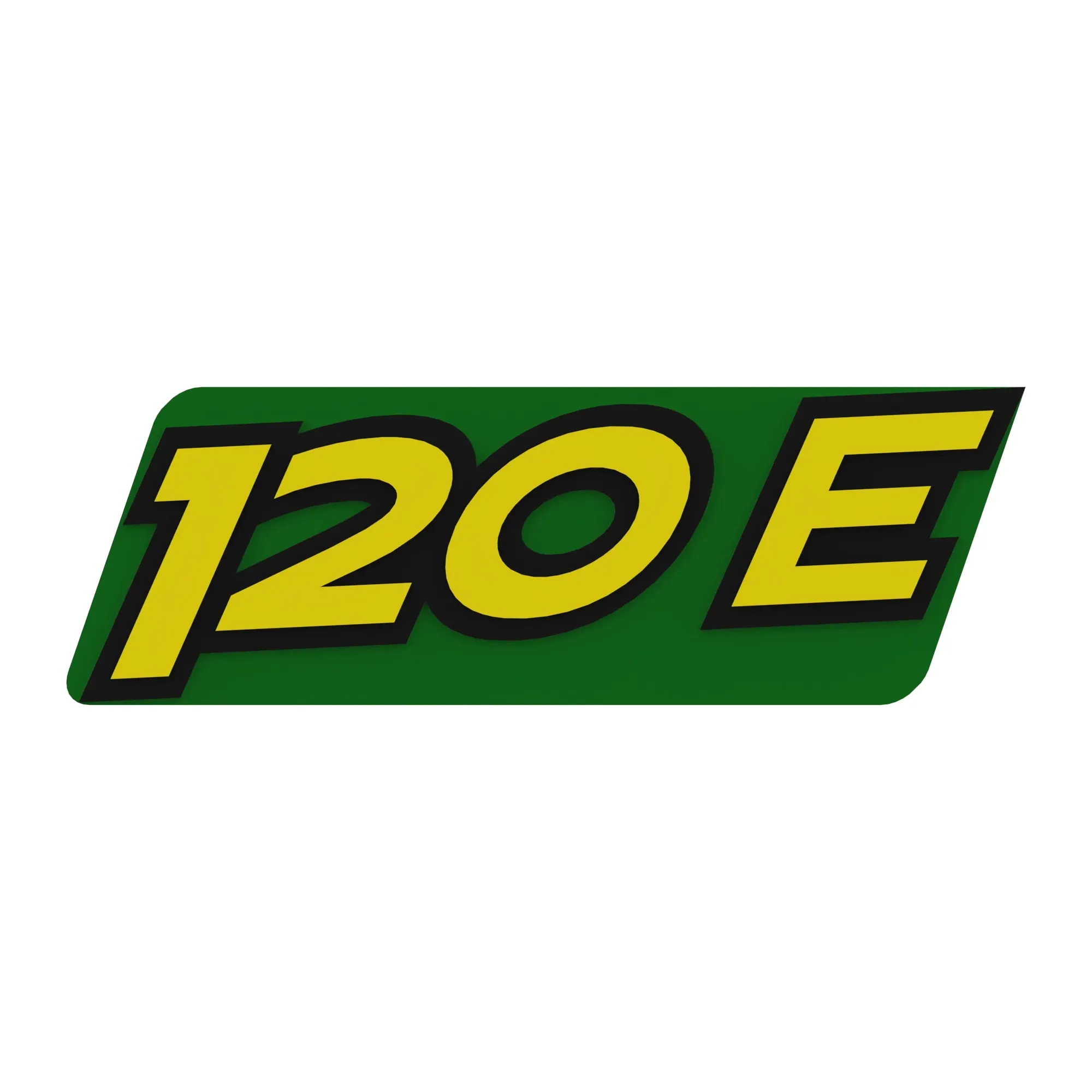 John Deere 120E Label - PXX14091