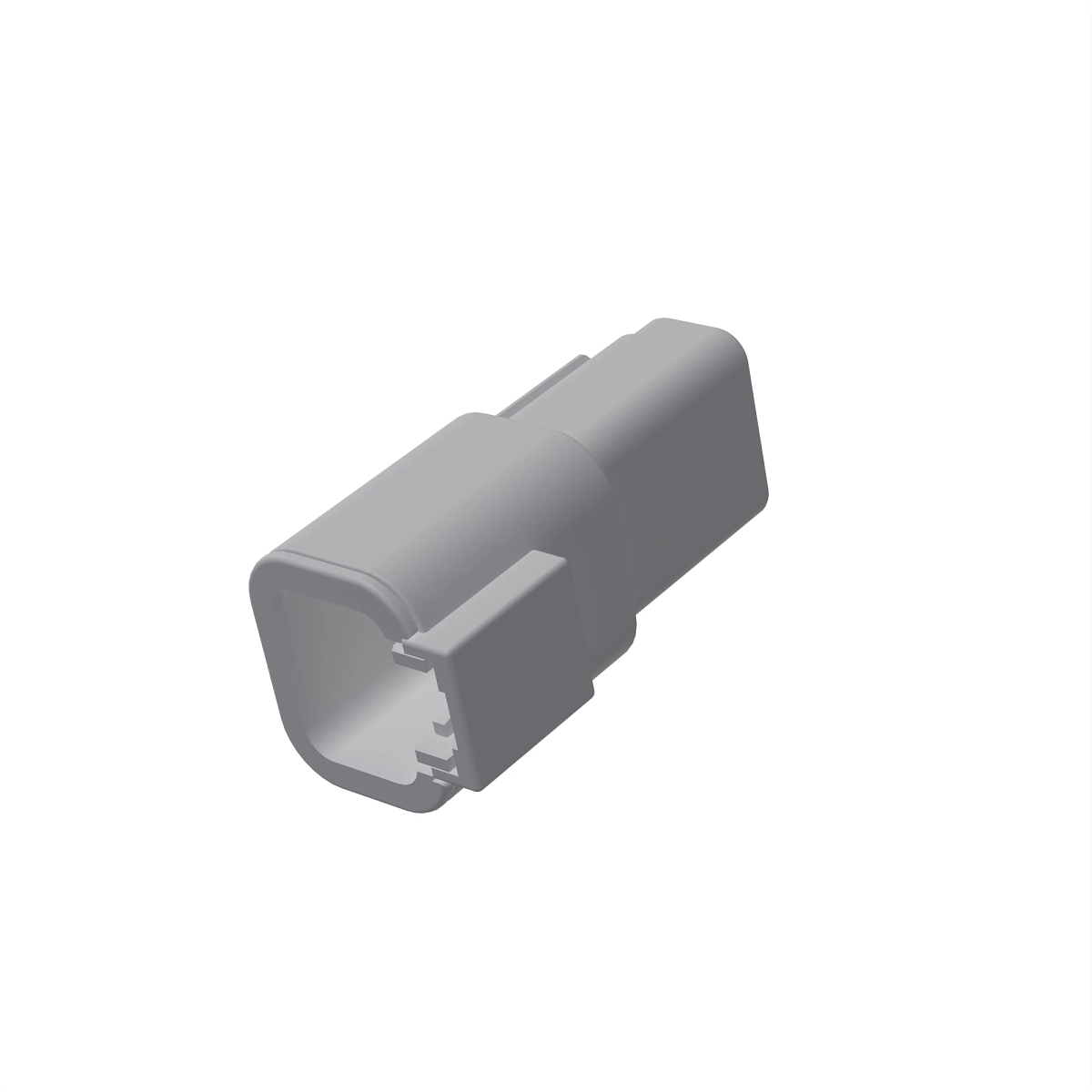 CONN DEUTSCH DTP 2W MS GRY PLSTC