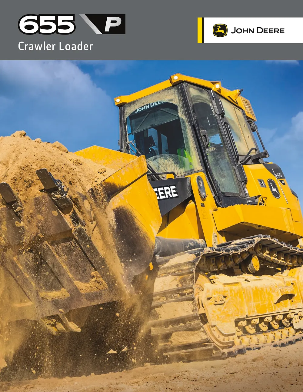 655 P-Tier Crawler Loader Brochure cover