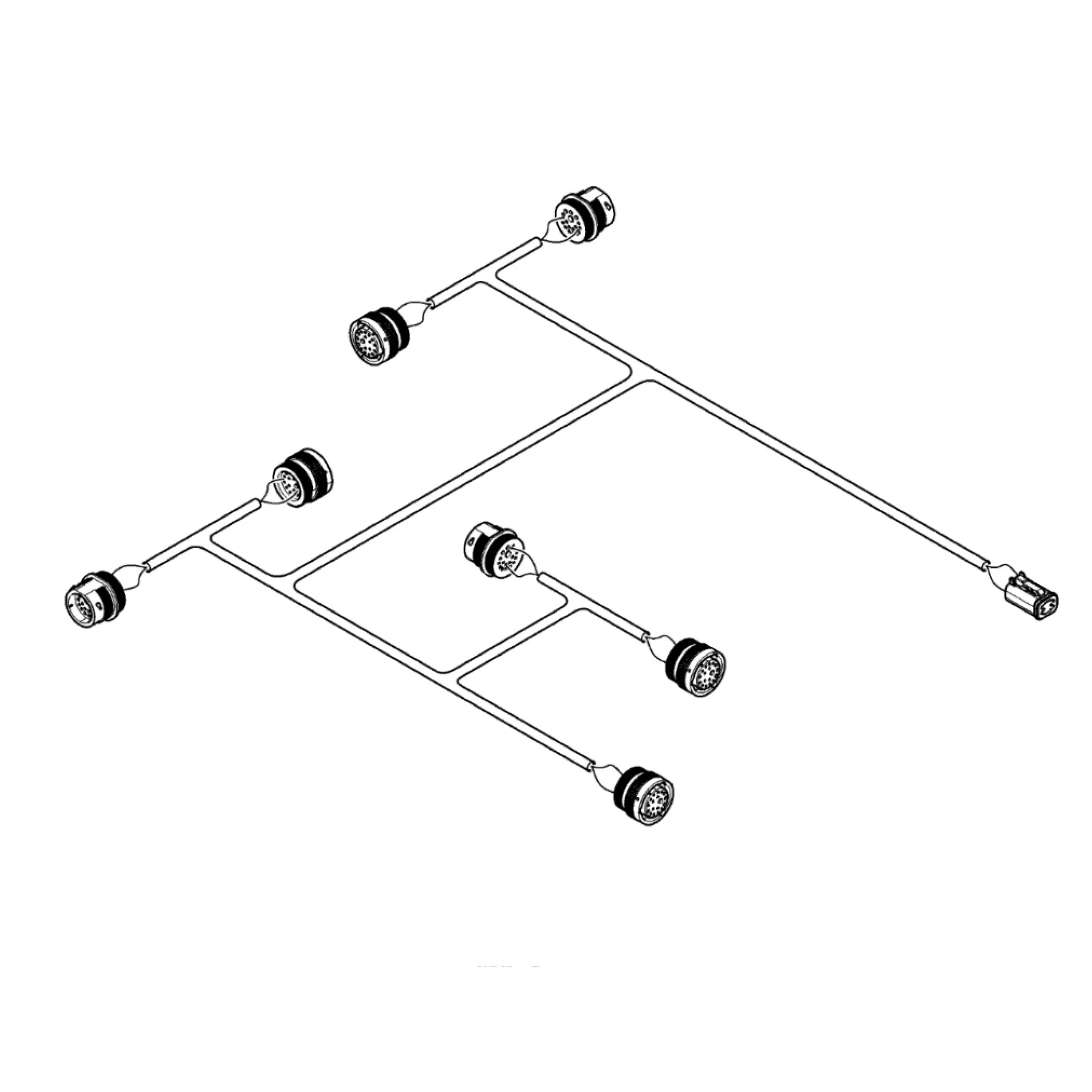 John Deere Rear Boom Jumper Wiring Harness - AKK43236