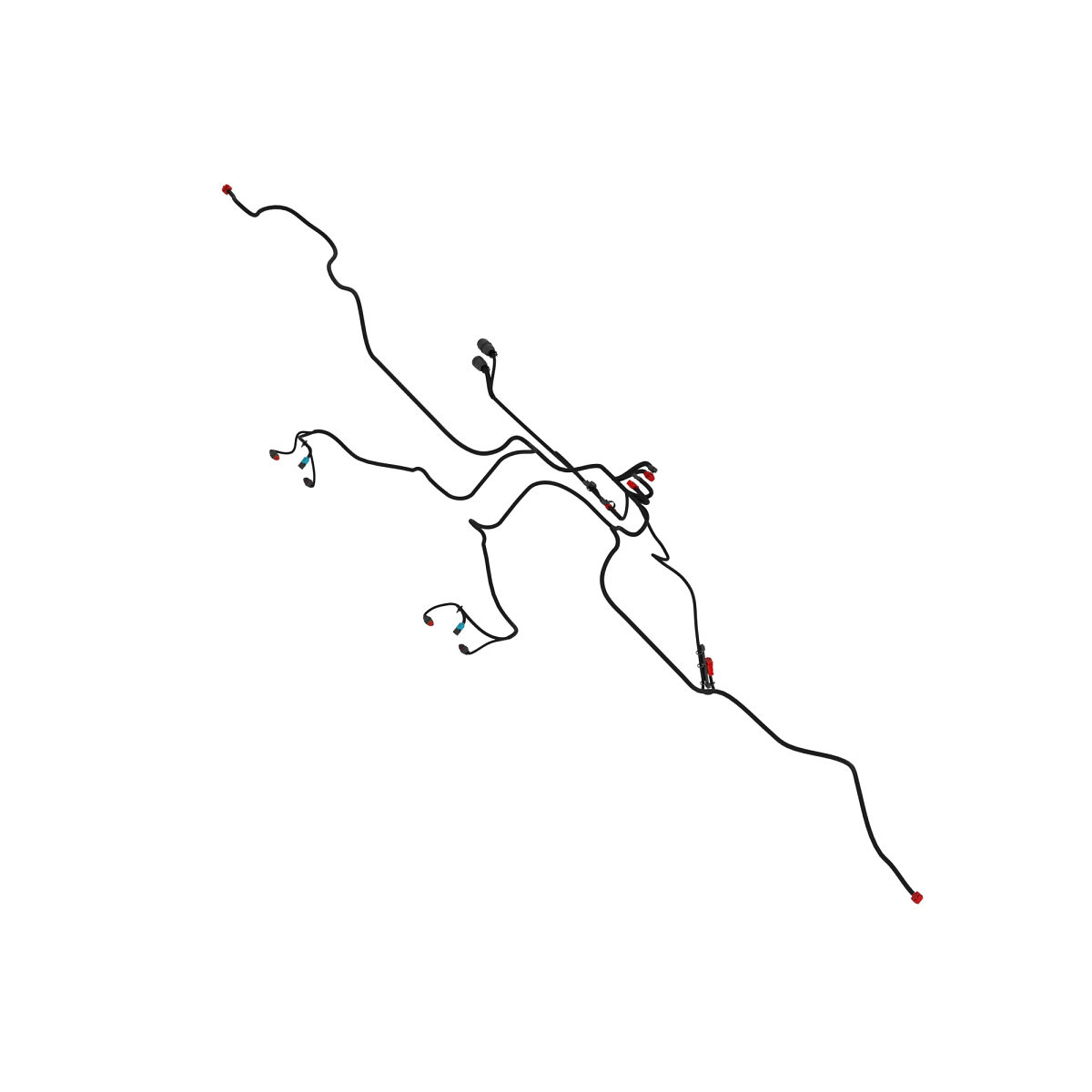 John Deere Liquid Fertilizer Center Wiring Harness - AA106590