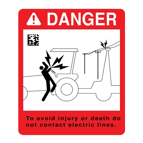 John Deere Danger Sign - A54611