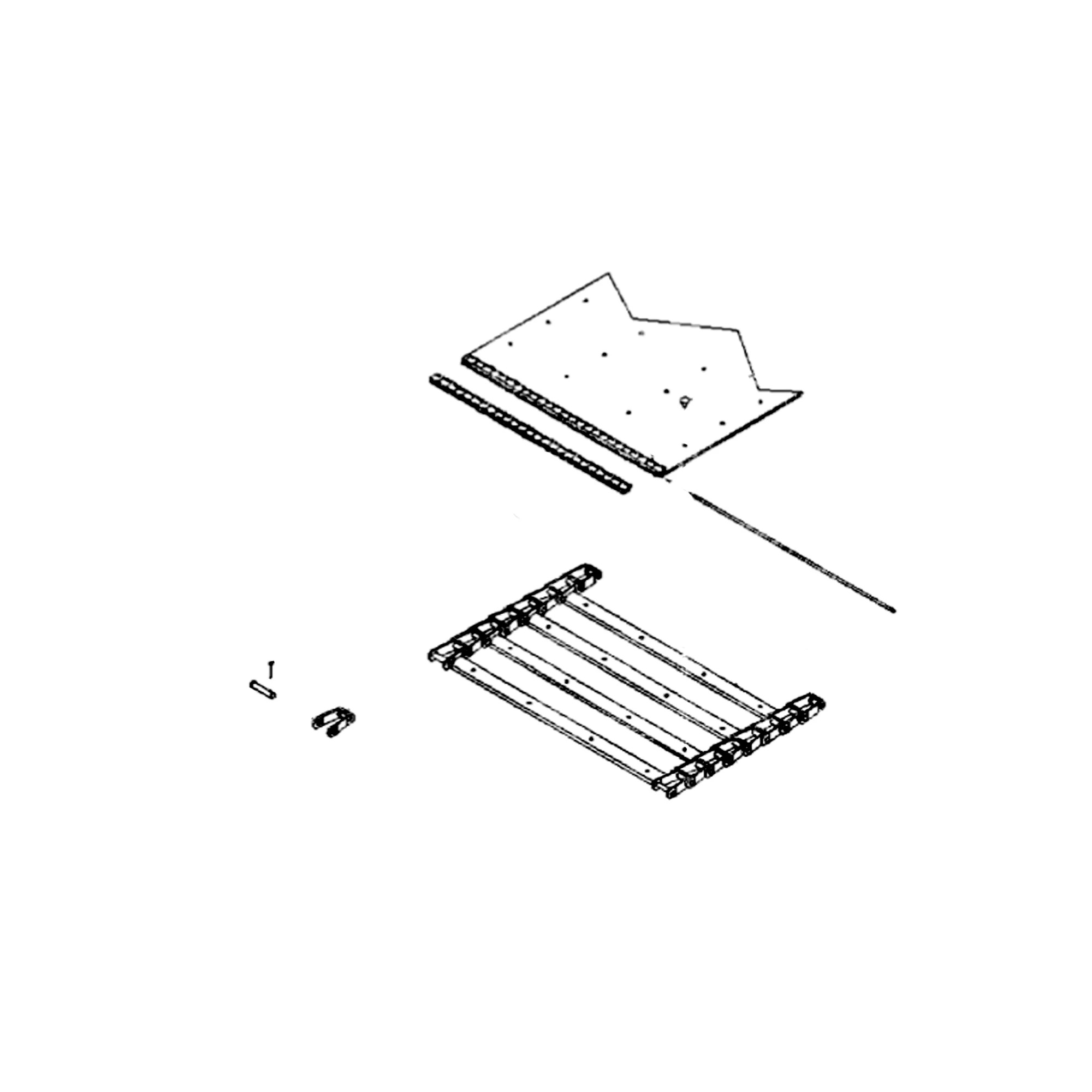 John Deere Belt Over Chain Conveyor, 14 Feet - KK38195
