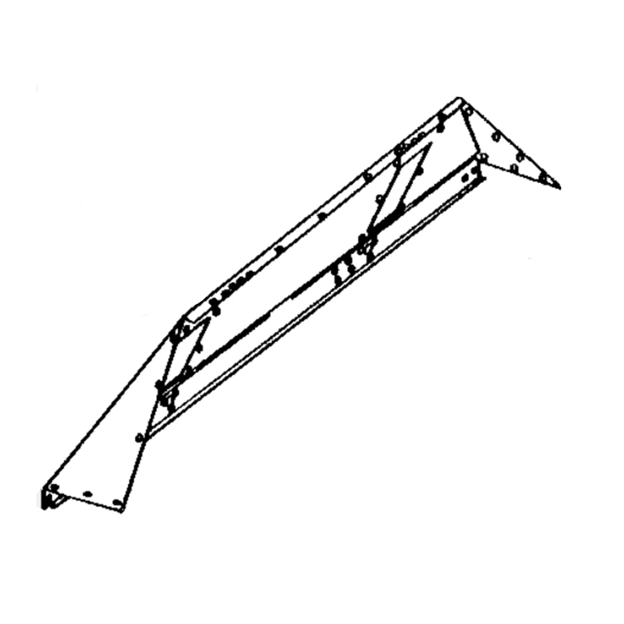 John Deere Cotton Basket Lid Frame - AN122096