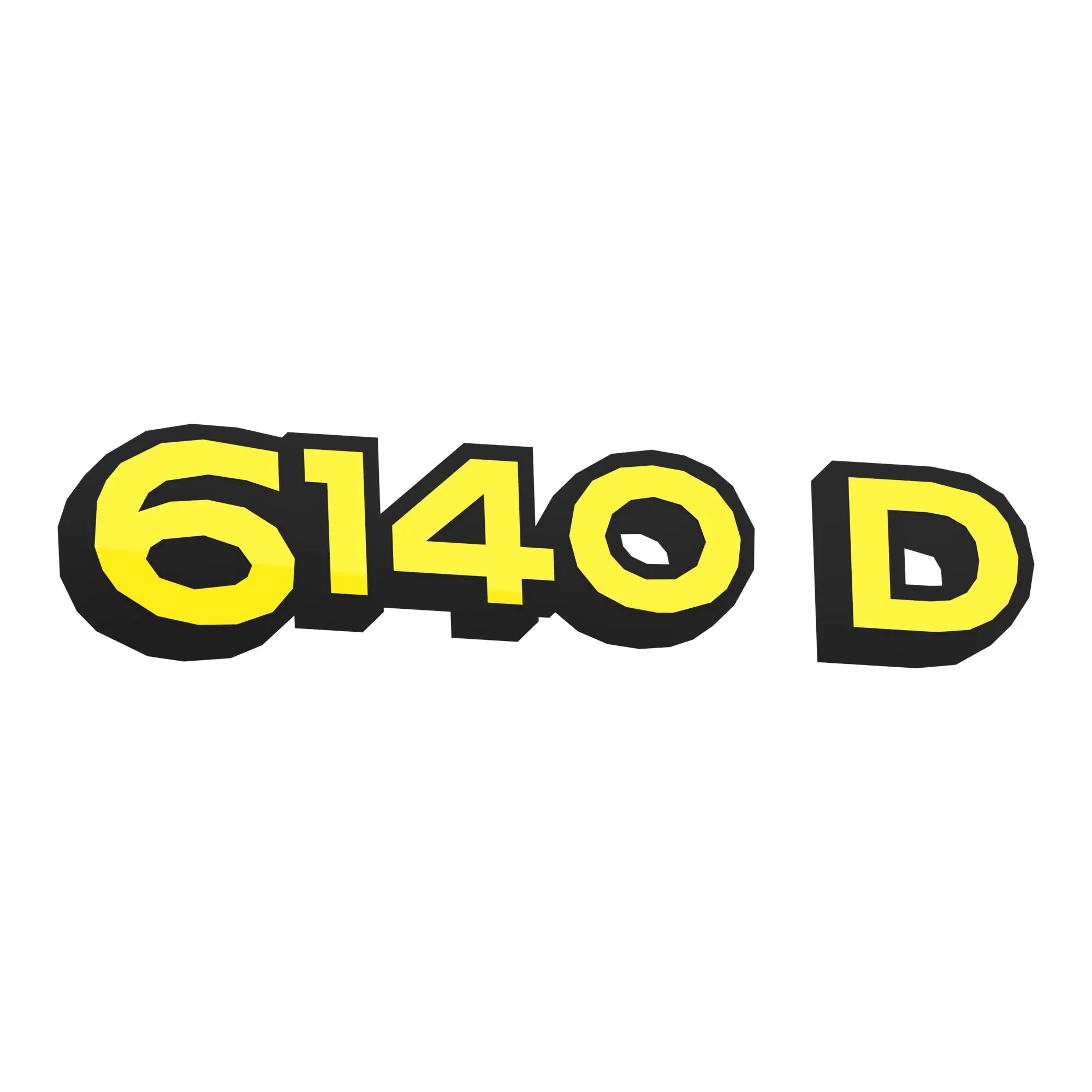 John Deere 6140D Label, Right Side - R285791