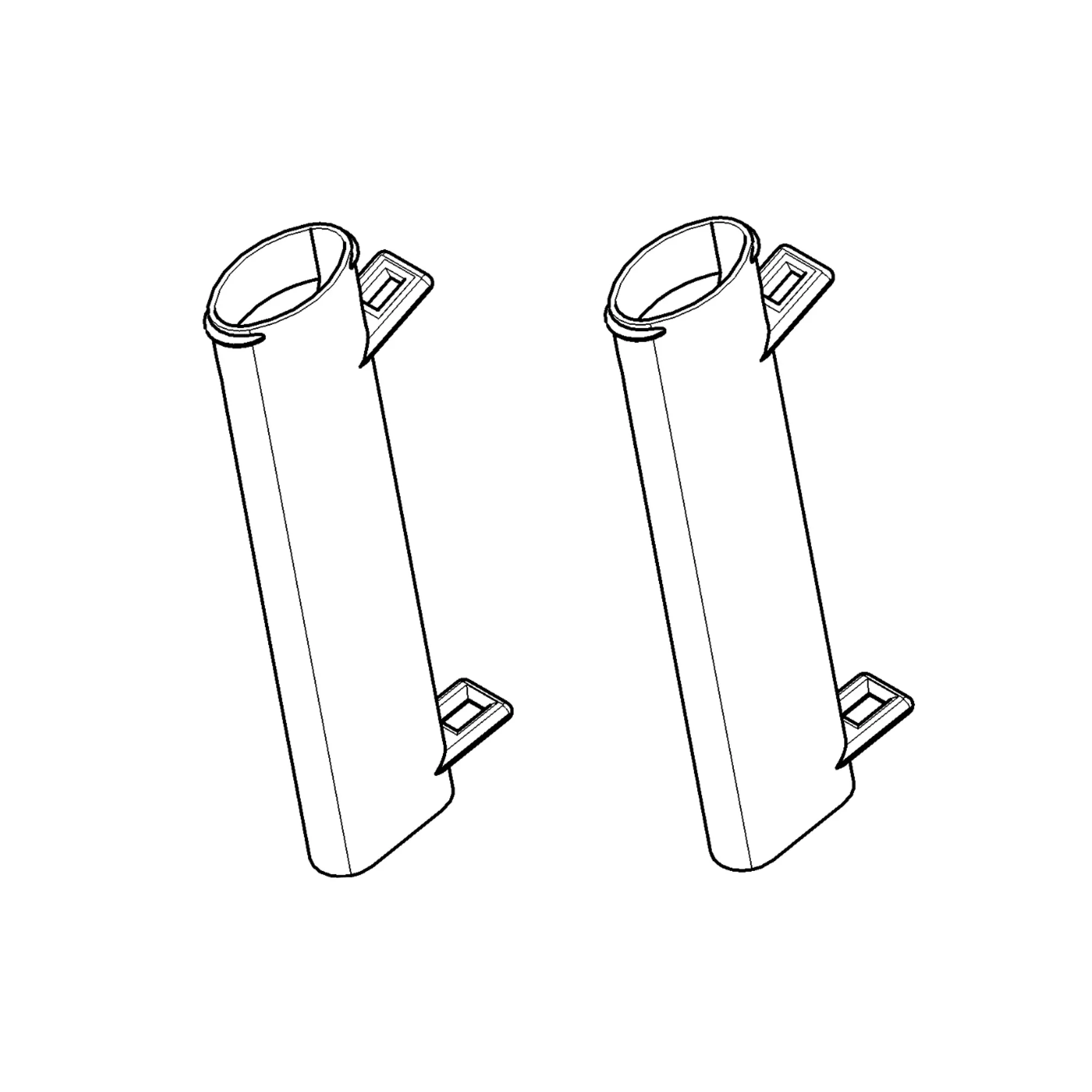 John Deere Granular Dry Fertilizer Spout - BA21417