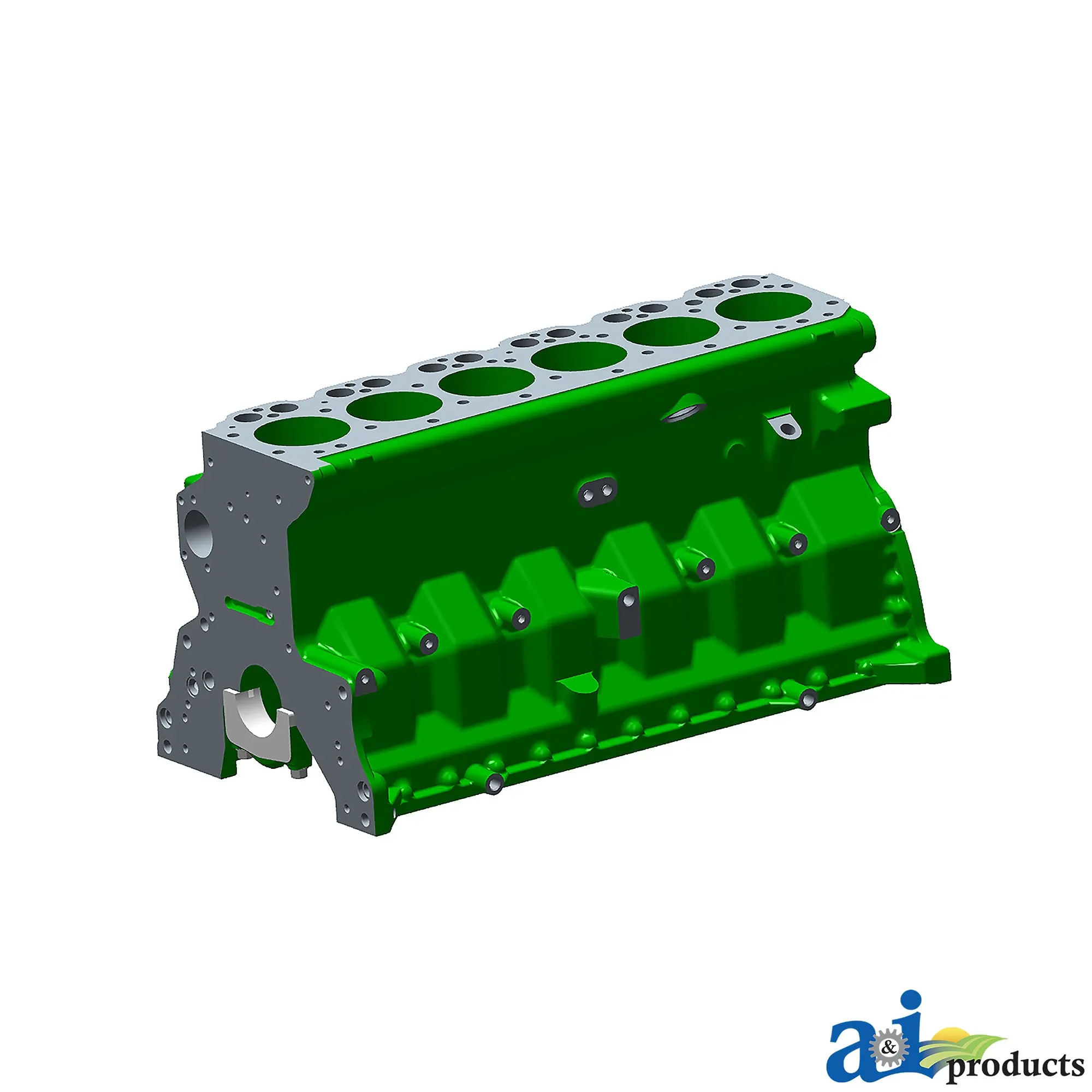 A&I Products Engine Cylinder Block Assembly, 6 Cylinder - A-RE50657