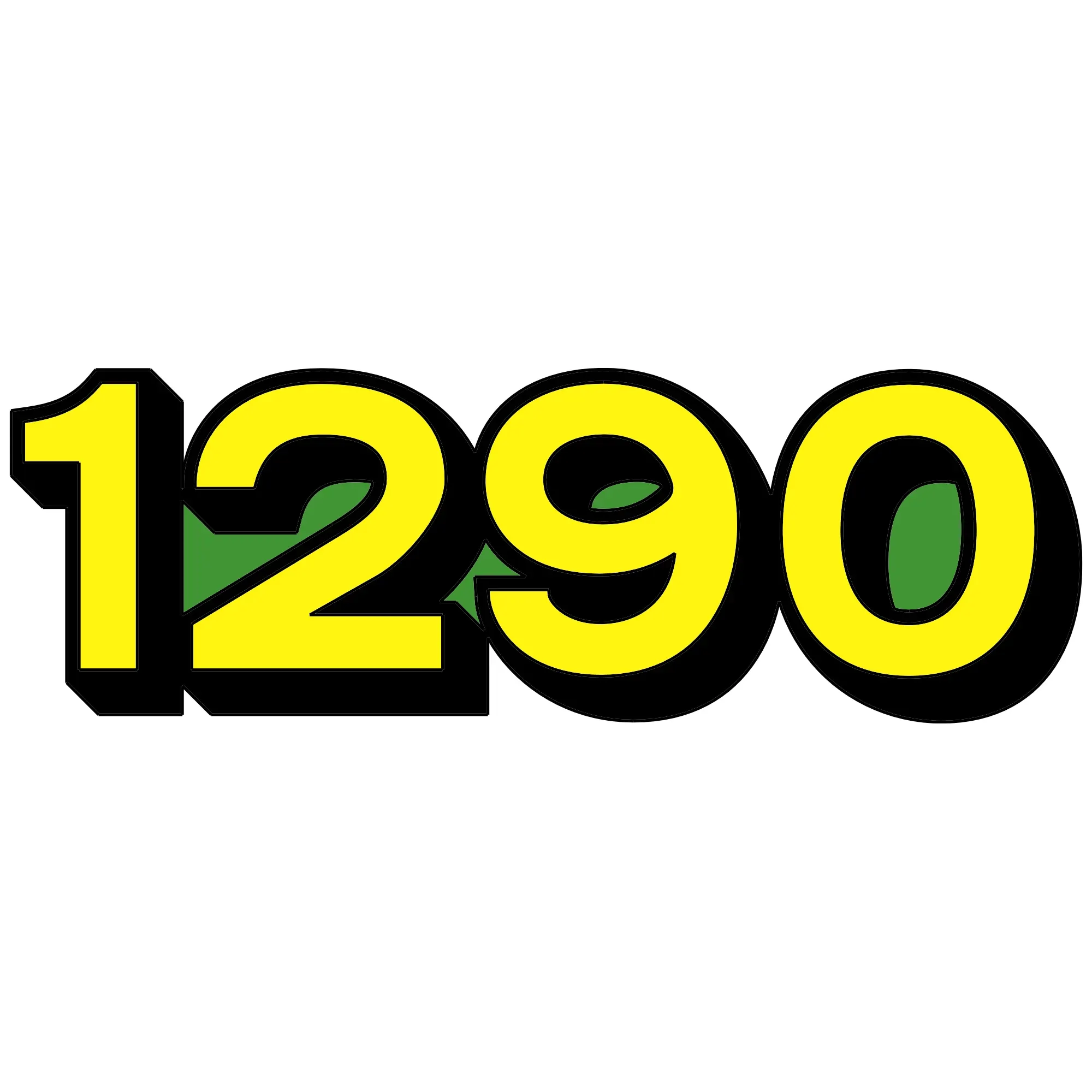 John Deere Corn Head Label, 1290 - H201540