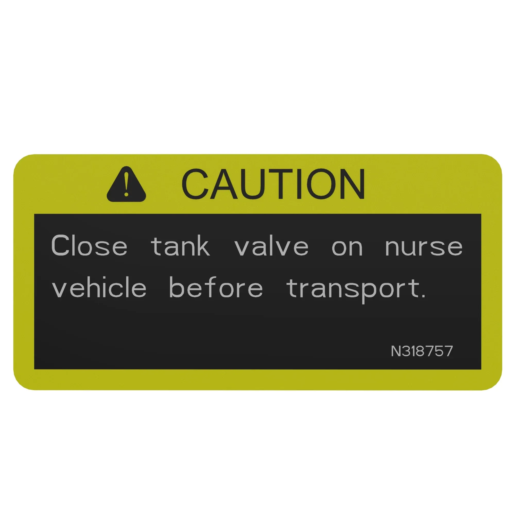 John Deere Caution Decal - N318757