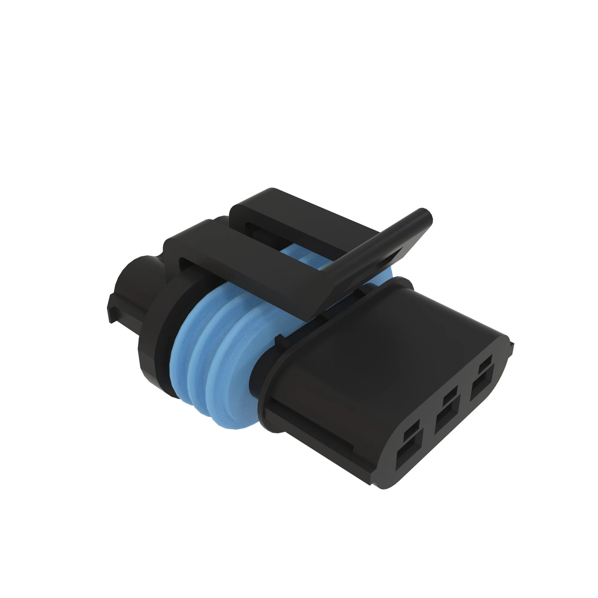 CONN DELPHI GT150 3W FS BLK PLSTC