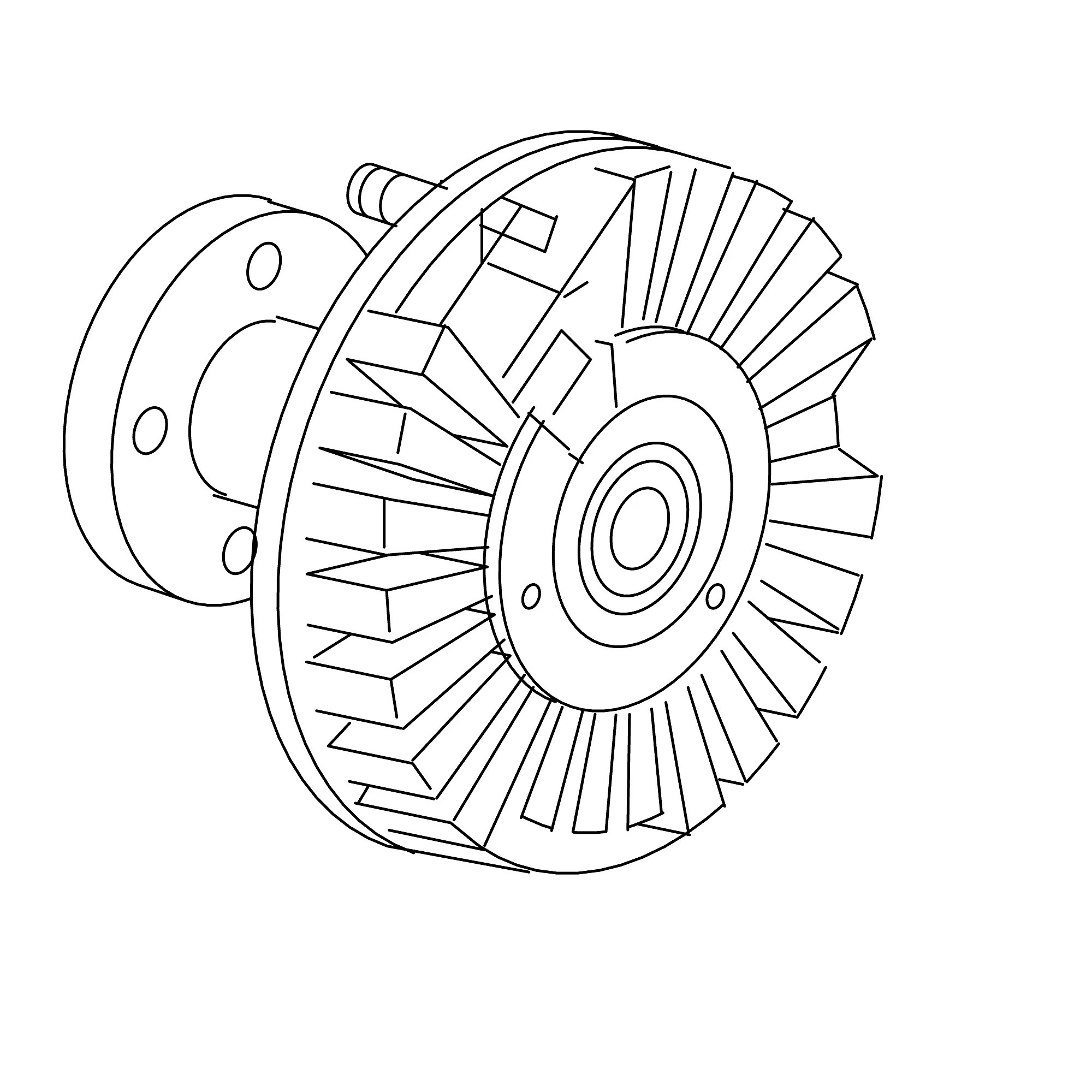 John Deere Viscous Fan Drive Clutch Assembly - AL200918