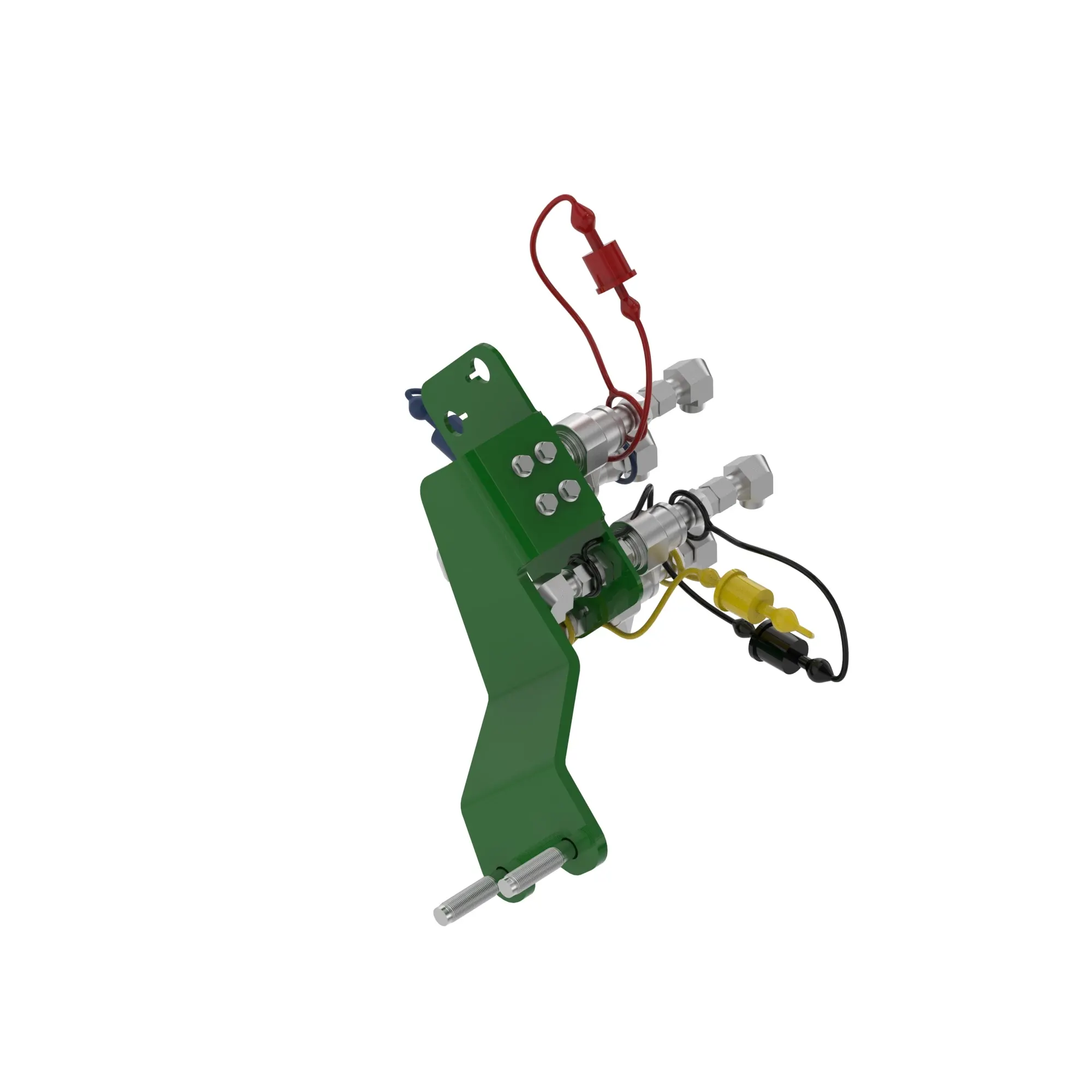 John Deere 2-Function Mid-Mount Hydraulic Quick-Connect Coupler Attachment - BXX10084