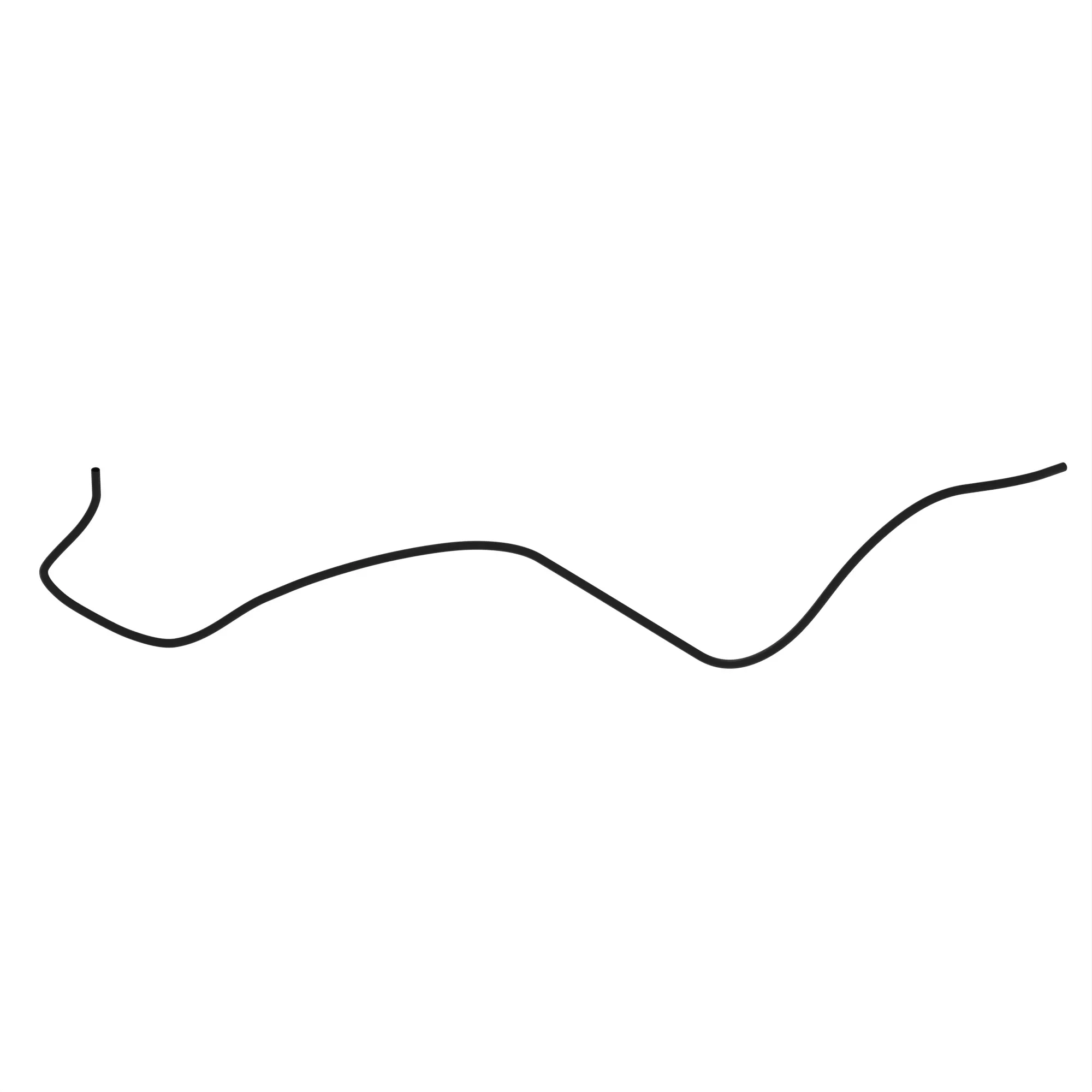 John Deere Air Cleaning System Hose, 2550 mm Long - HXE201484