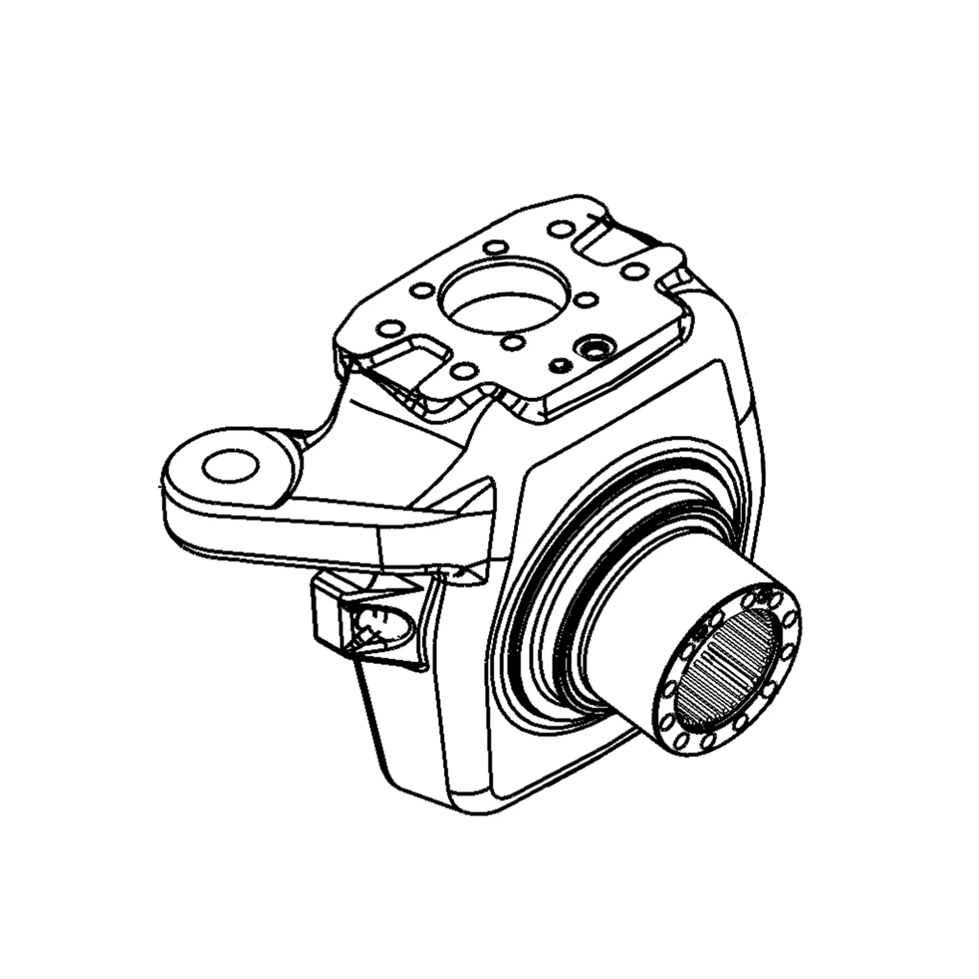 John Deere Knuckle Housing, Left Side - L220665