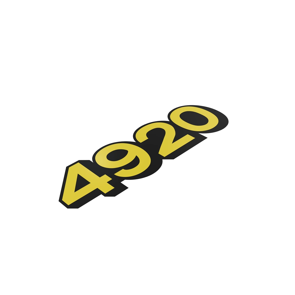 Label, 4920 Model Designation