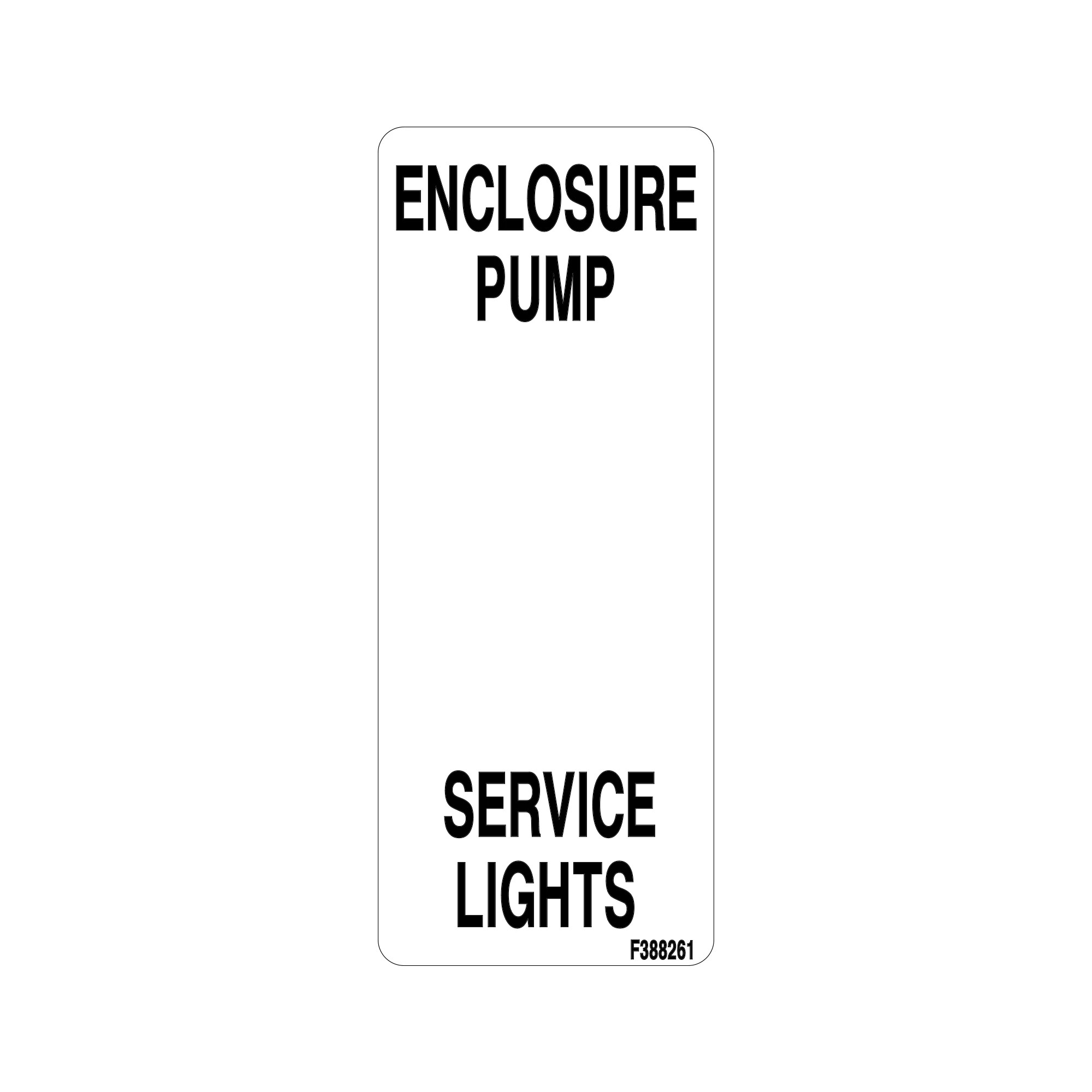 John Deere Circuit Breakers Label - F388261