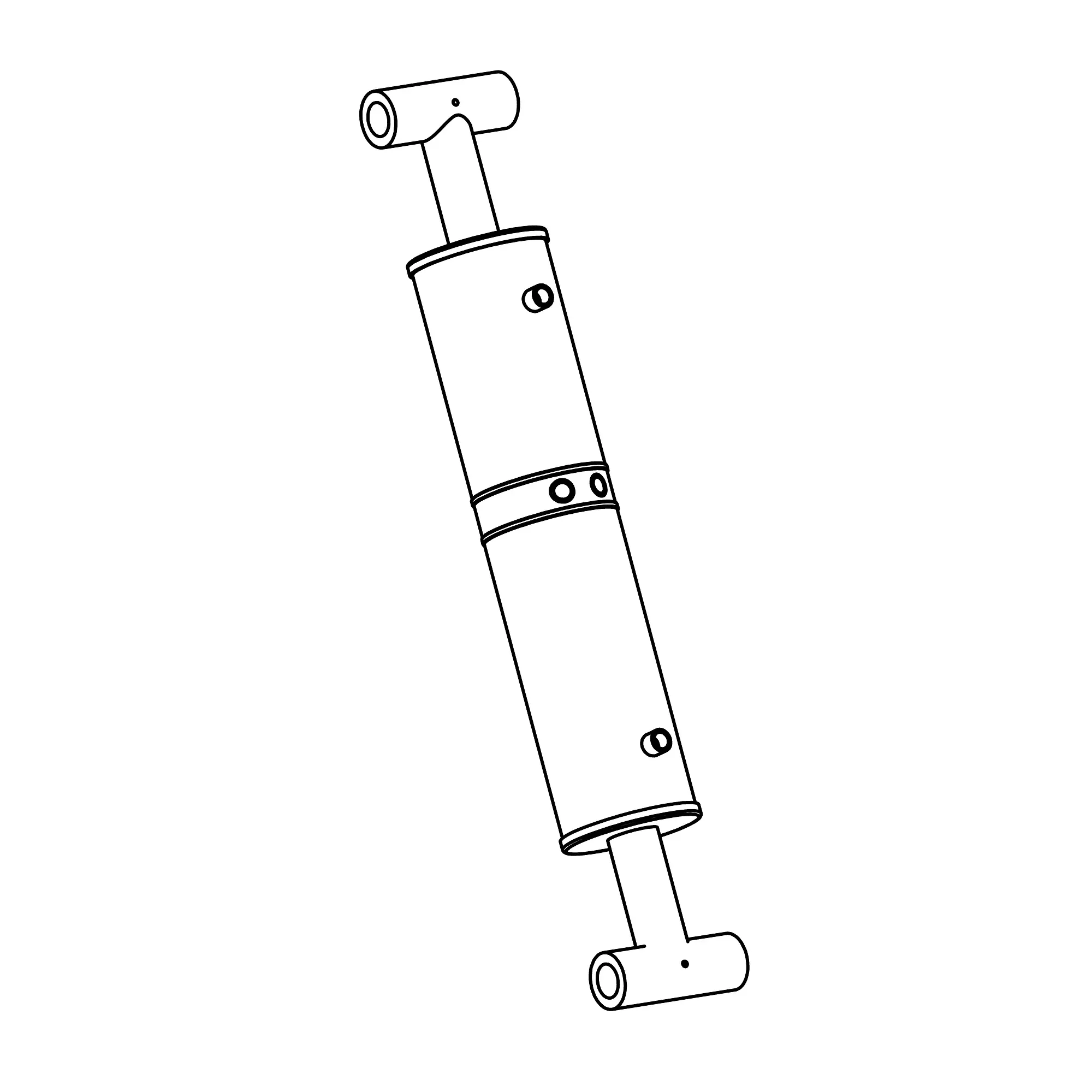 John Deere Main Lift Hydraulic Cylinder - AKK19362