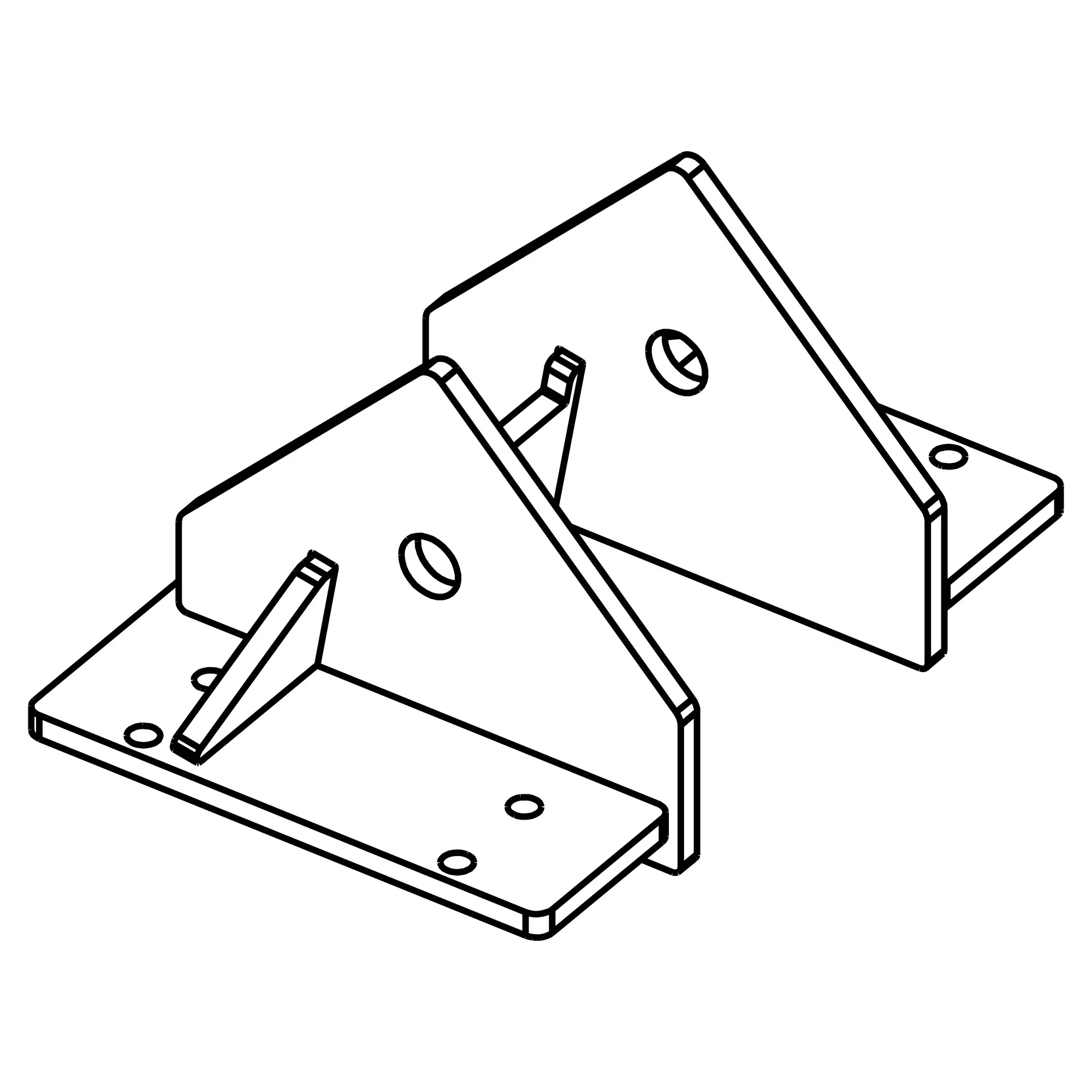 John Deere Main Frame Stabilizer Foot - LVA19344