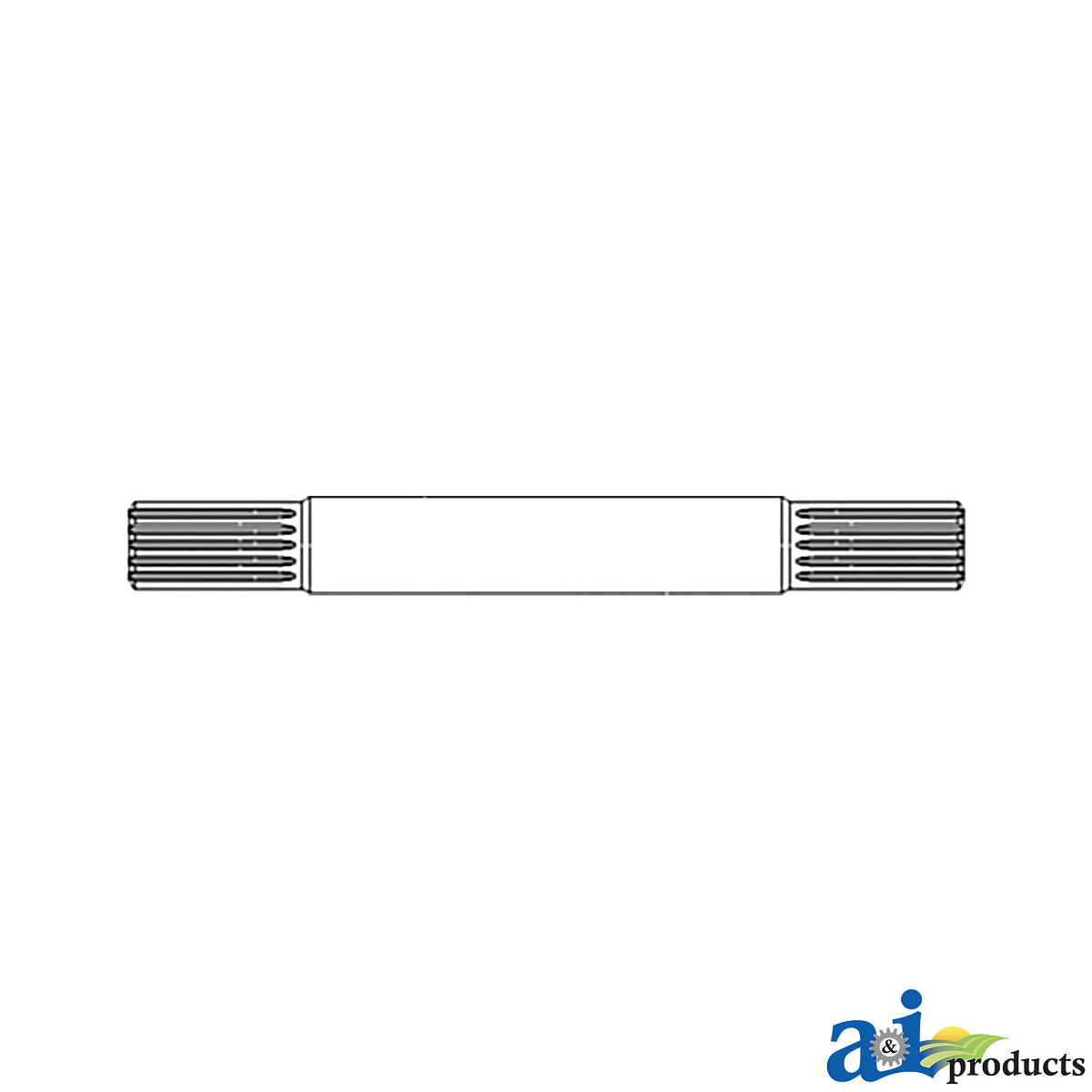 A&I Products Ring and Pinion Final Drive Shaft - A-H165663