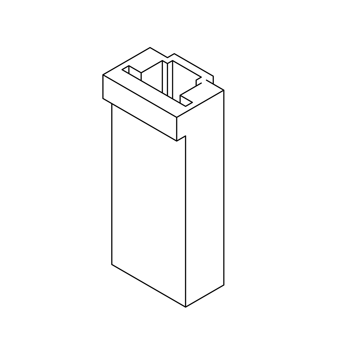 CONN DELPHI 56 1W F BLK POLYPR
