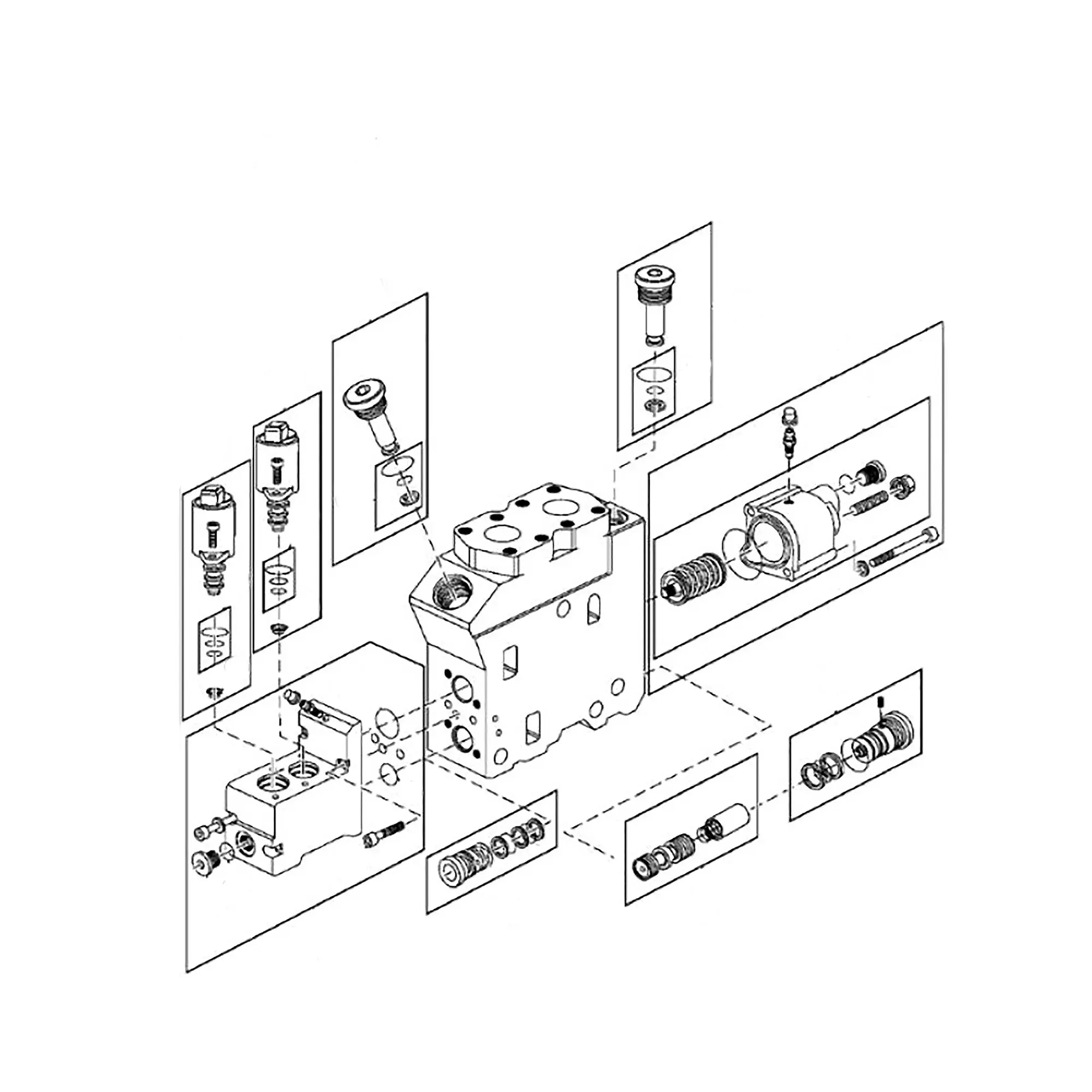John Deere Track Section Hydraulic Actuated Control Valve - F436167