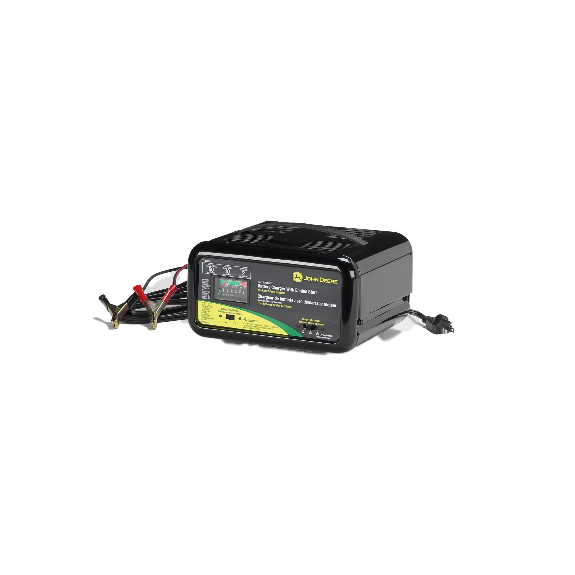 2/10/50 Amp automatic bench top charger