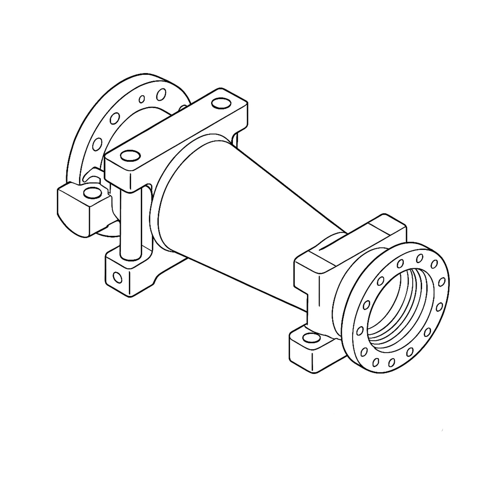 John Deere Axle Beam Housing - F075150