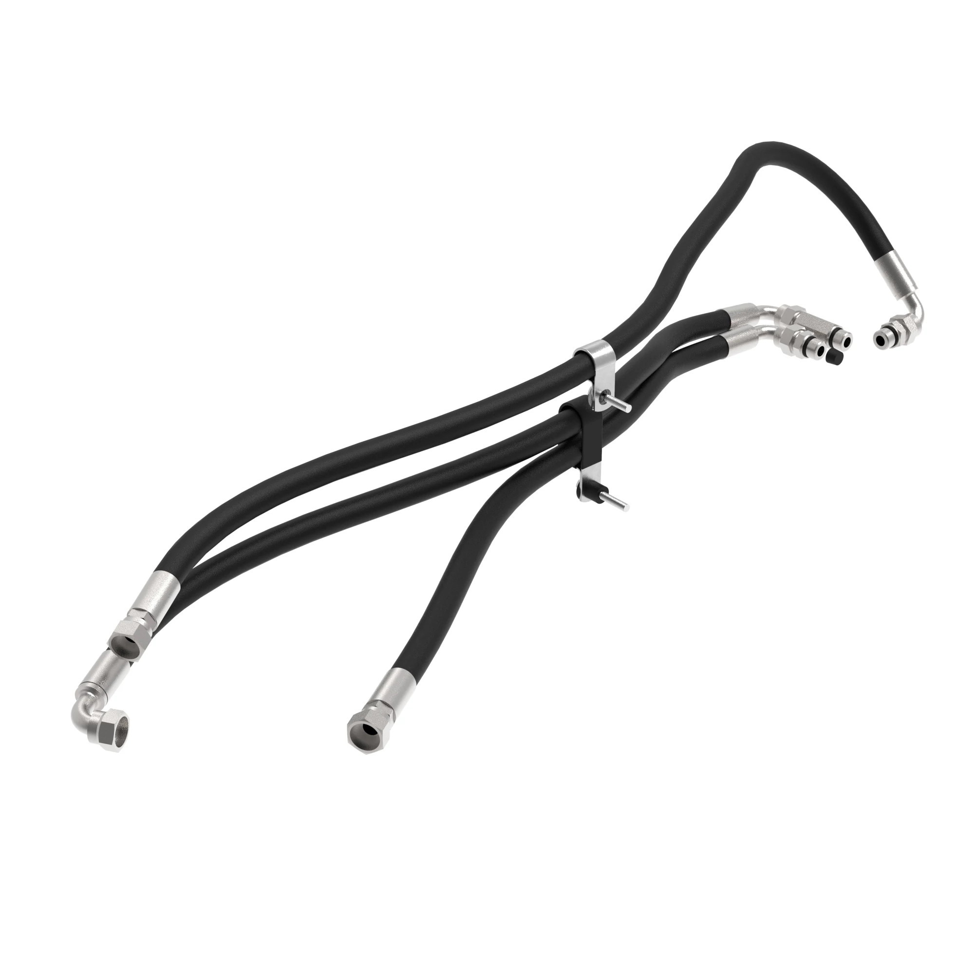 John Deere Hydraulic Hose Kit for Dual Mid-Mount SCV - BSJ10332