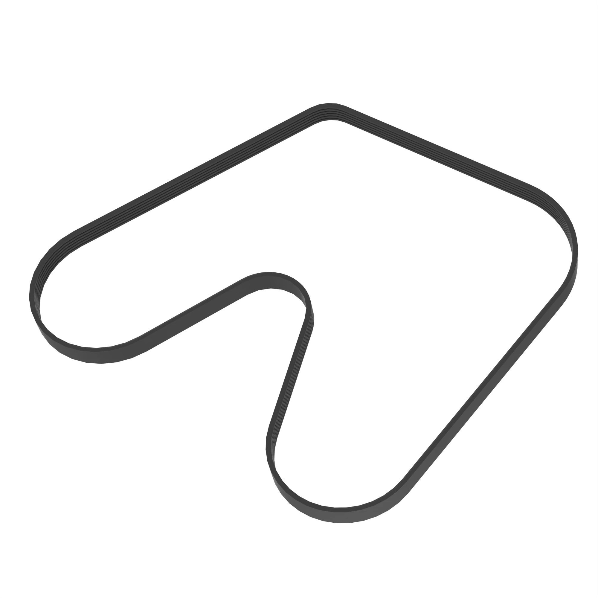 John Deere PK Section Engine Auxiliaries V-Belt, Effective Length 1580 mm (62.2 inch) - T428859