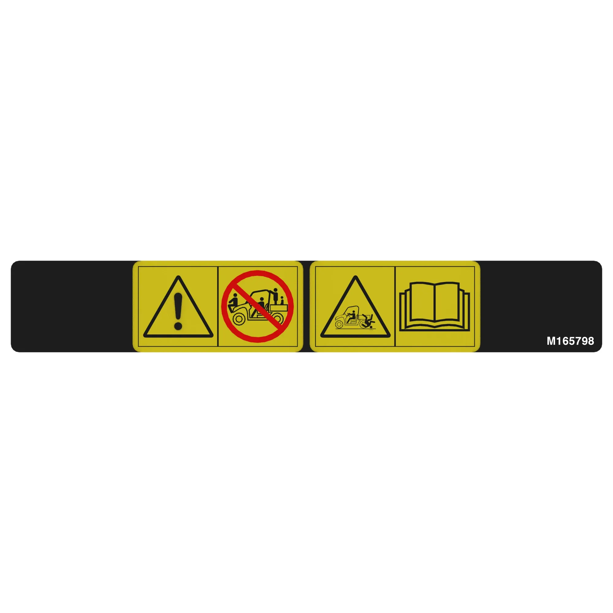 John Deere Folding RACK Label - M165365