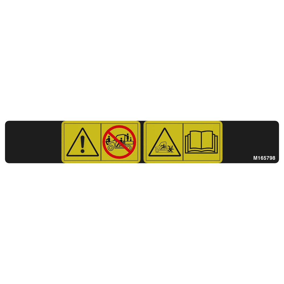Label, Warning (No-Txt)-Folding Rack