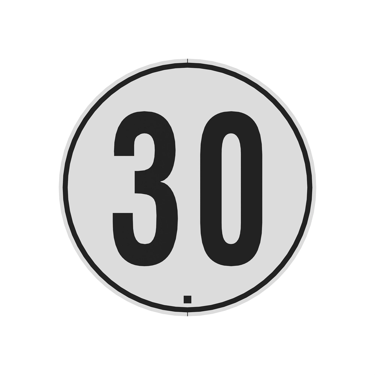 Autocollant 30 Km/H