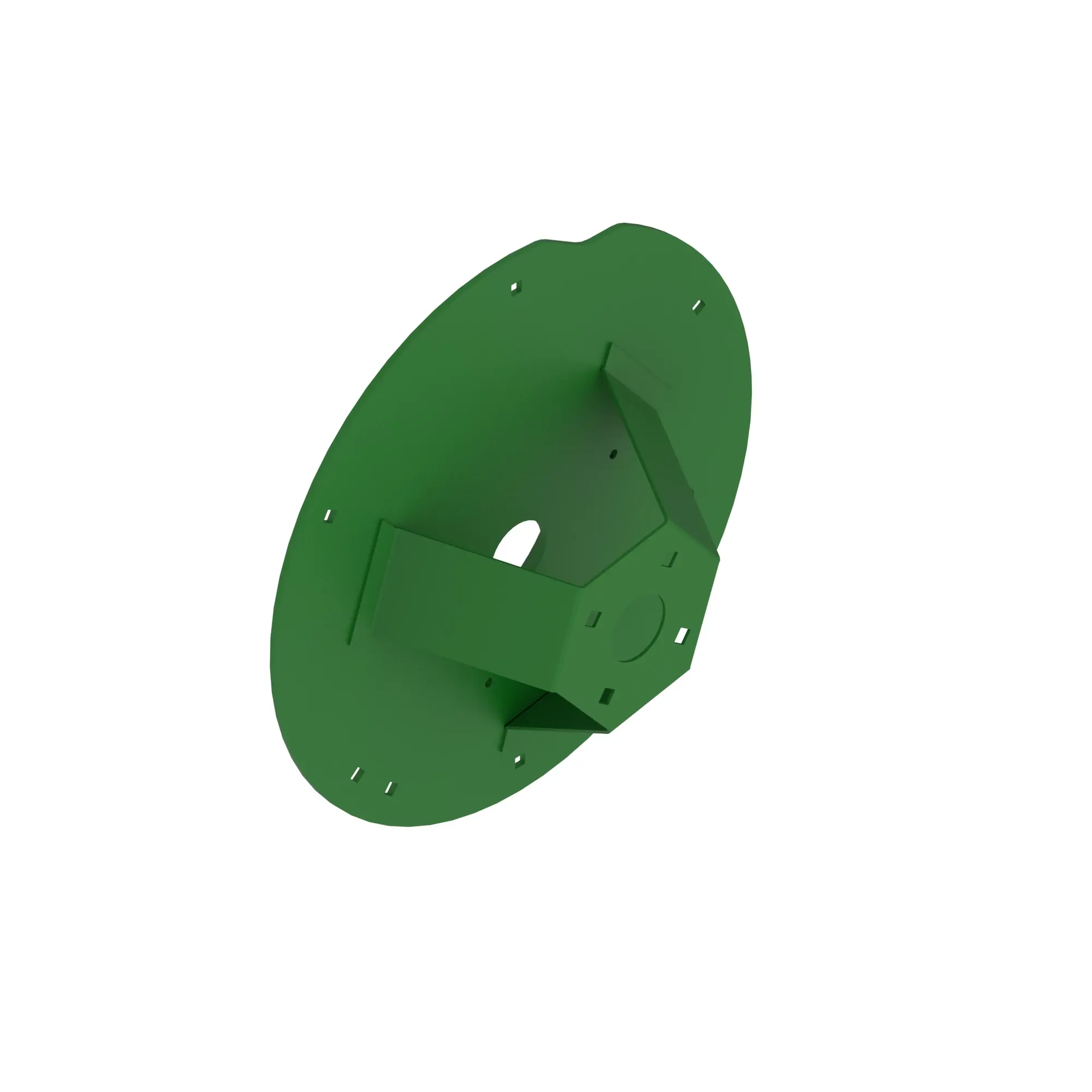 John Deere Discharge Beater Bearing Support - AXE71976