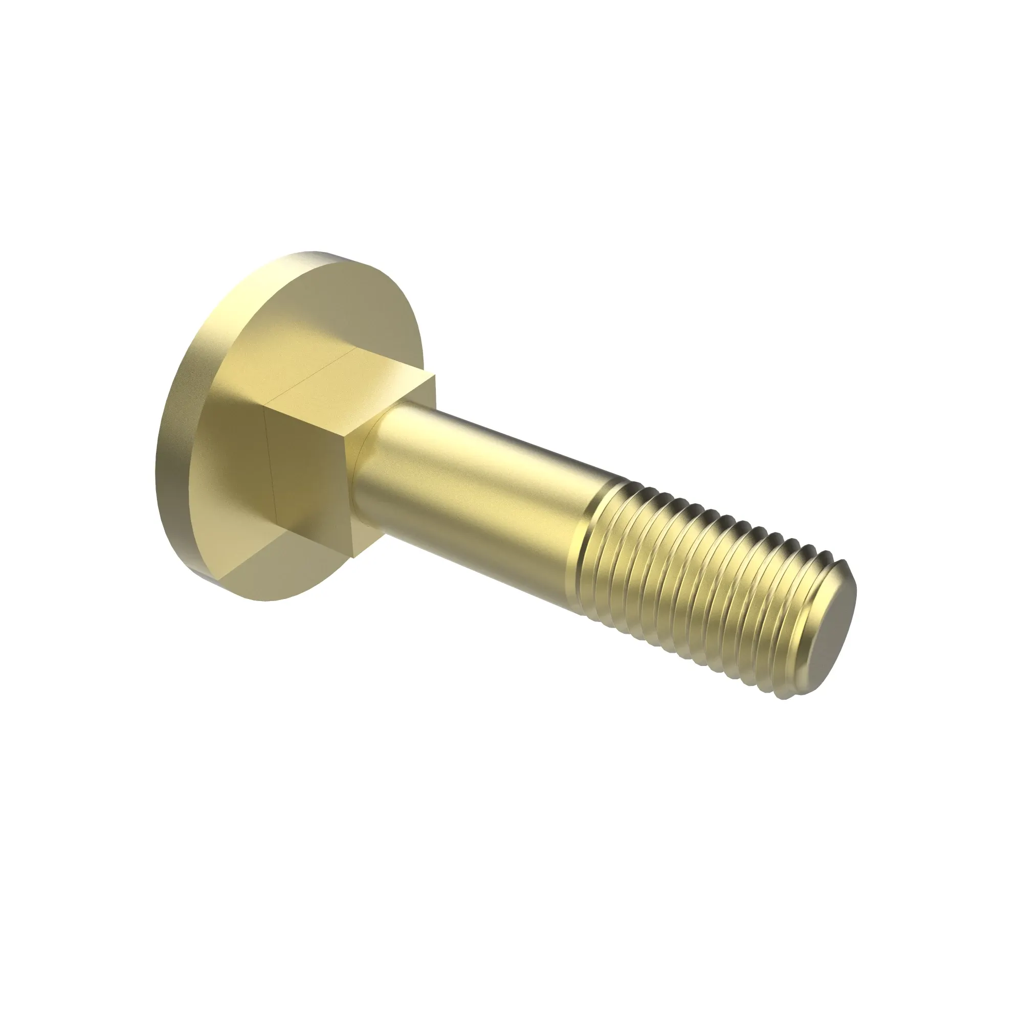 John Deere Round Head Square Neck Bolt, M6 X 25 - 03M7338
