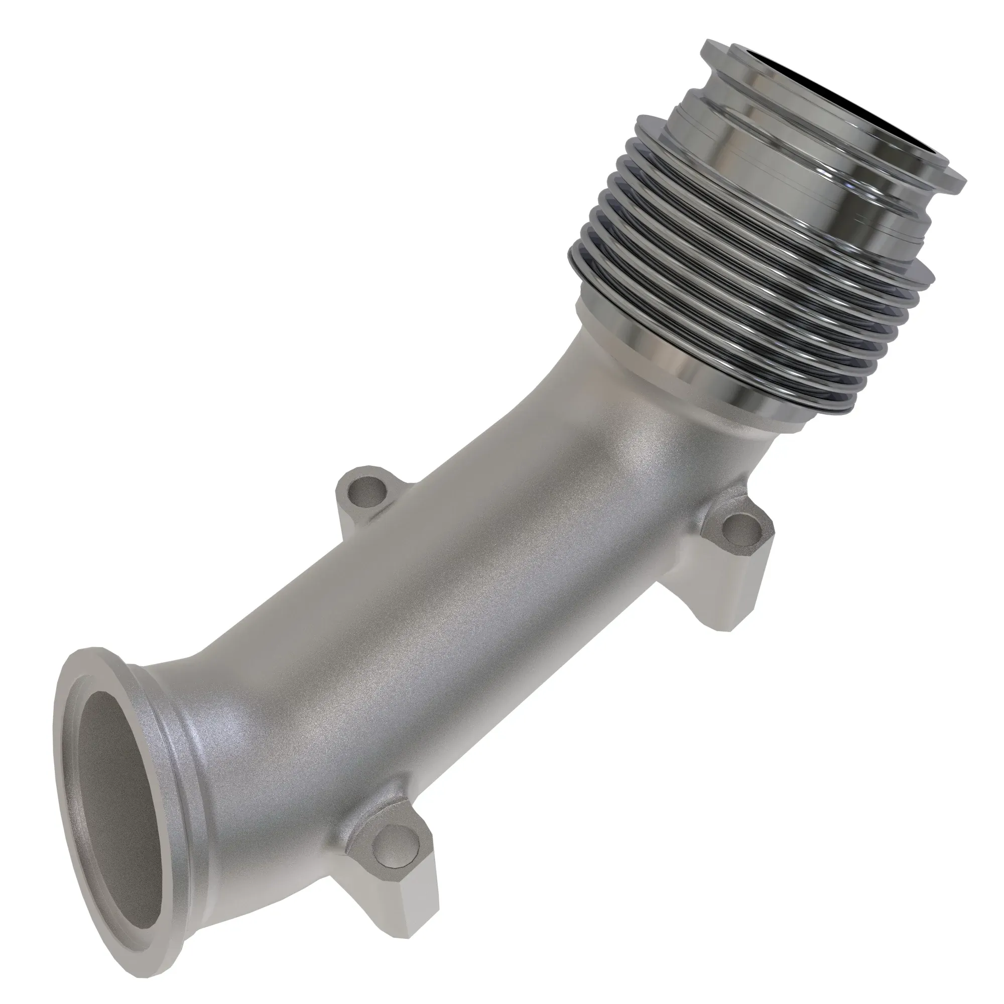 John Deere Turbocharger Mid Section Exhaust Pipe - DZ125234