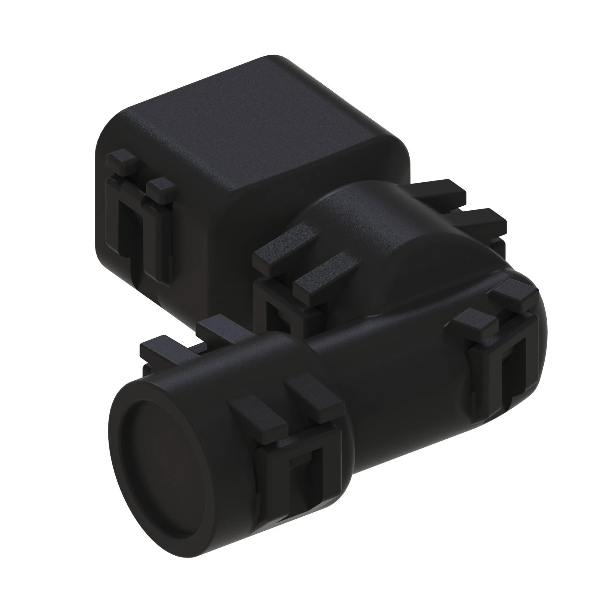 ACCY TYCO AS16 BACKSHELL BLK PLSTC