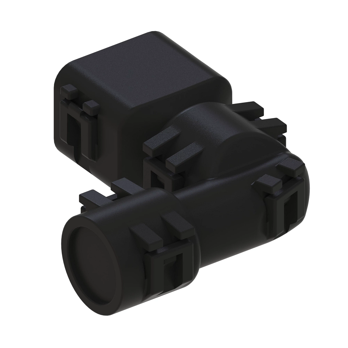Accy Tyco AS16 Backshell Blk Plstc