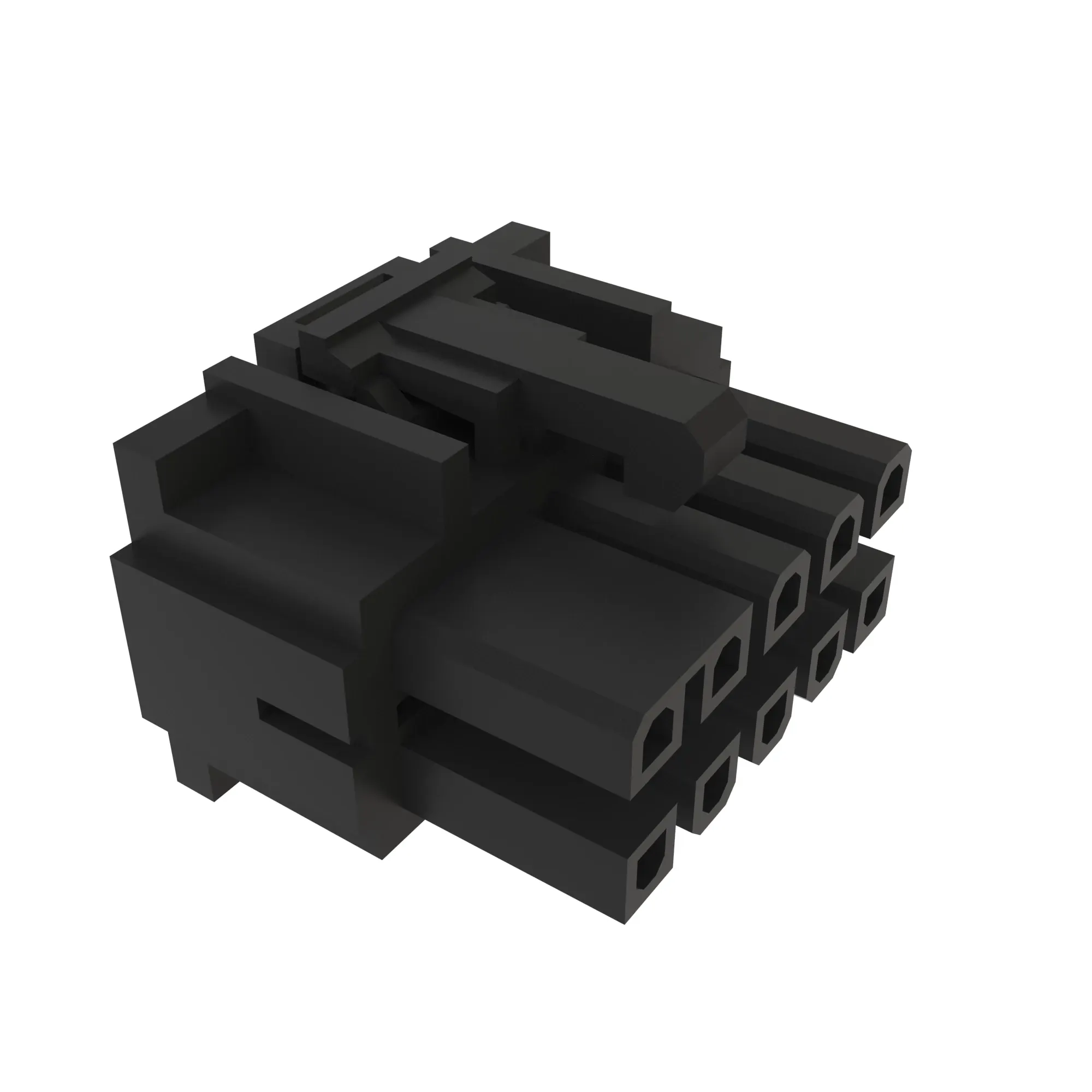 CONN MOLEX MFIT-TPA 10W F BLK PLSTC