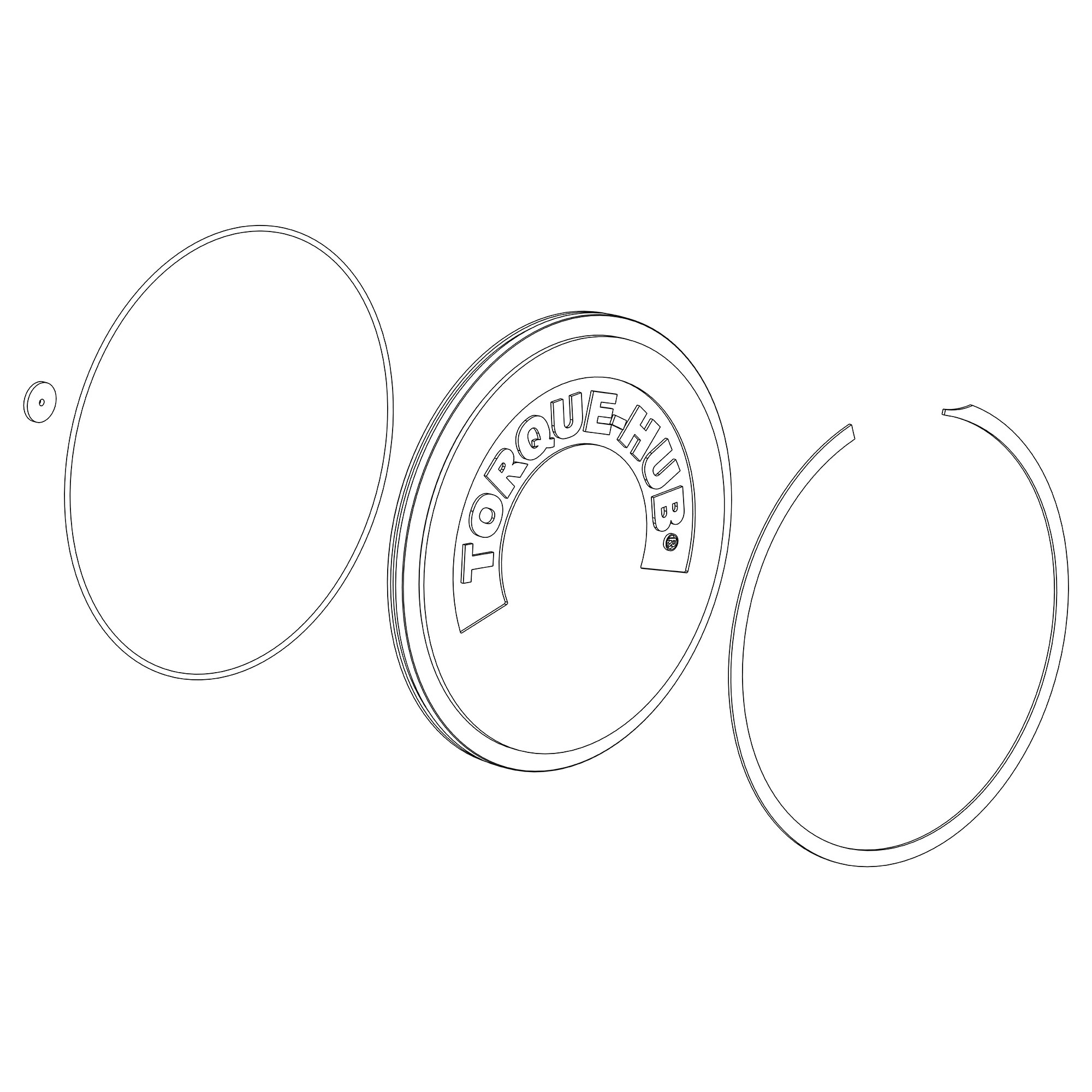 John Deere Hydrostatic Drive Drain Plug Housing Cover Kit - AT388628