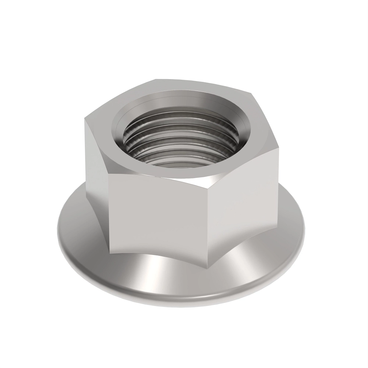 Nut, Metric, Hex Fl, Self Locking