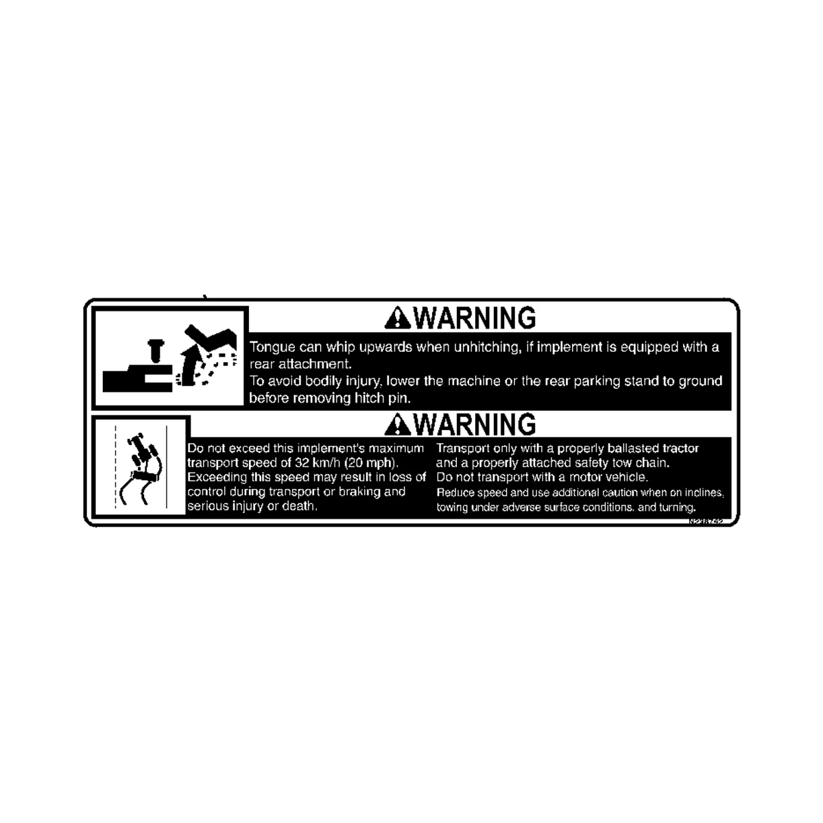 Decal, Warning