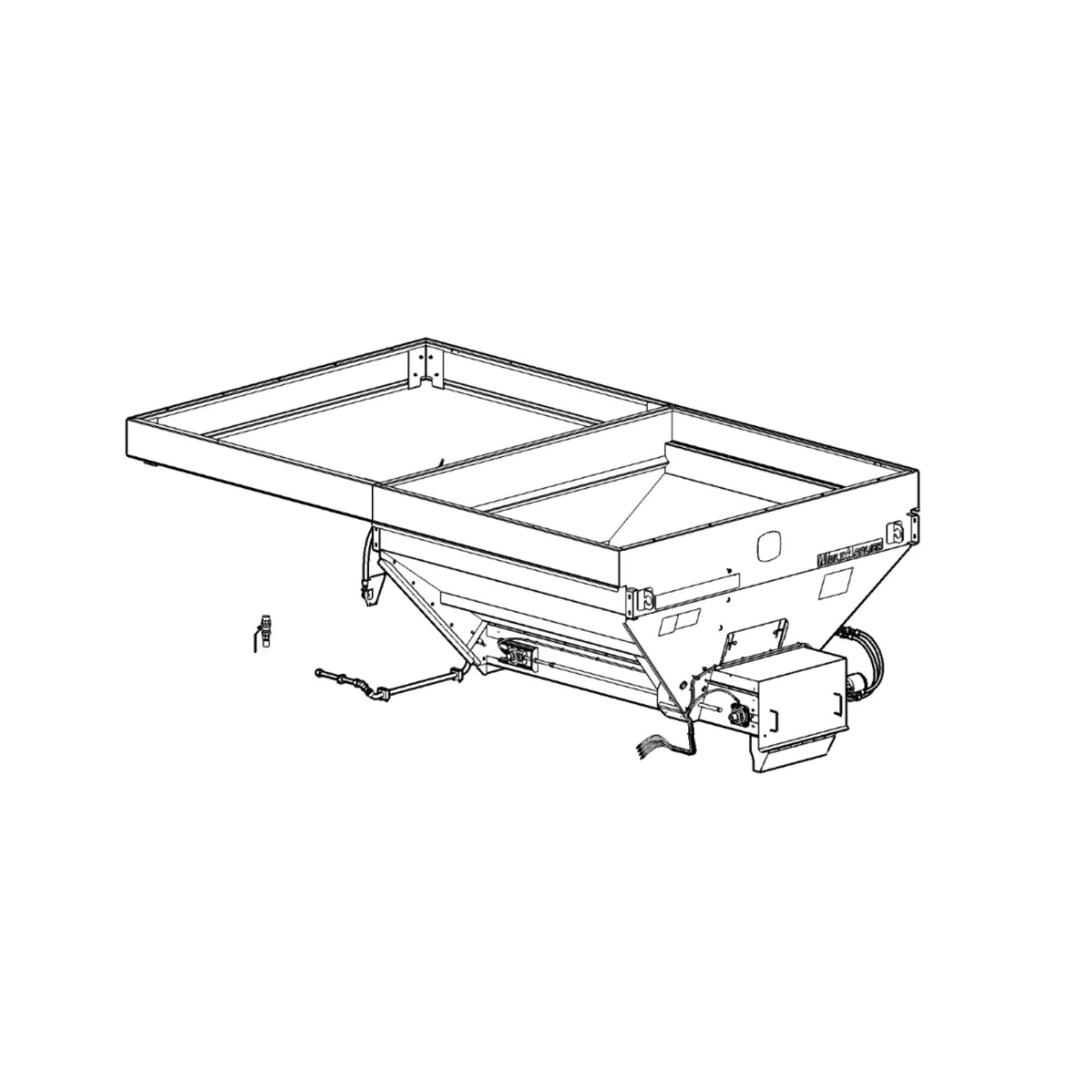 John Deere Drybox Spreader, One To Two Bin - AKK27086
